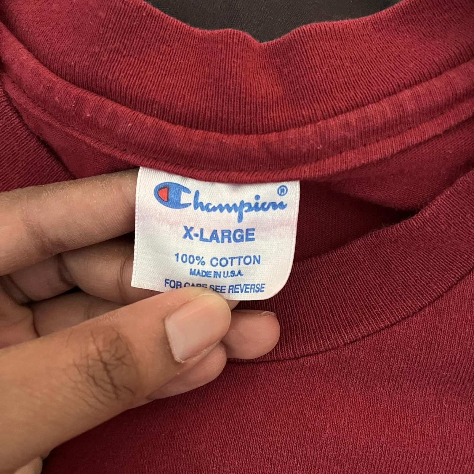 Champion Vtg 90s Boston College Carquest Bowl 1994 Single Stitch Tee Size US XL / EU 56 / 4 - 6 Thumbnail