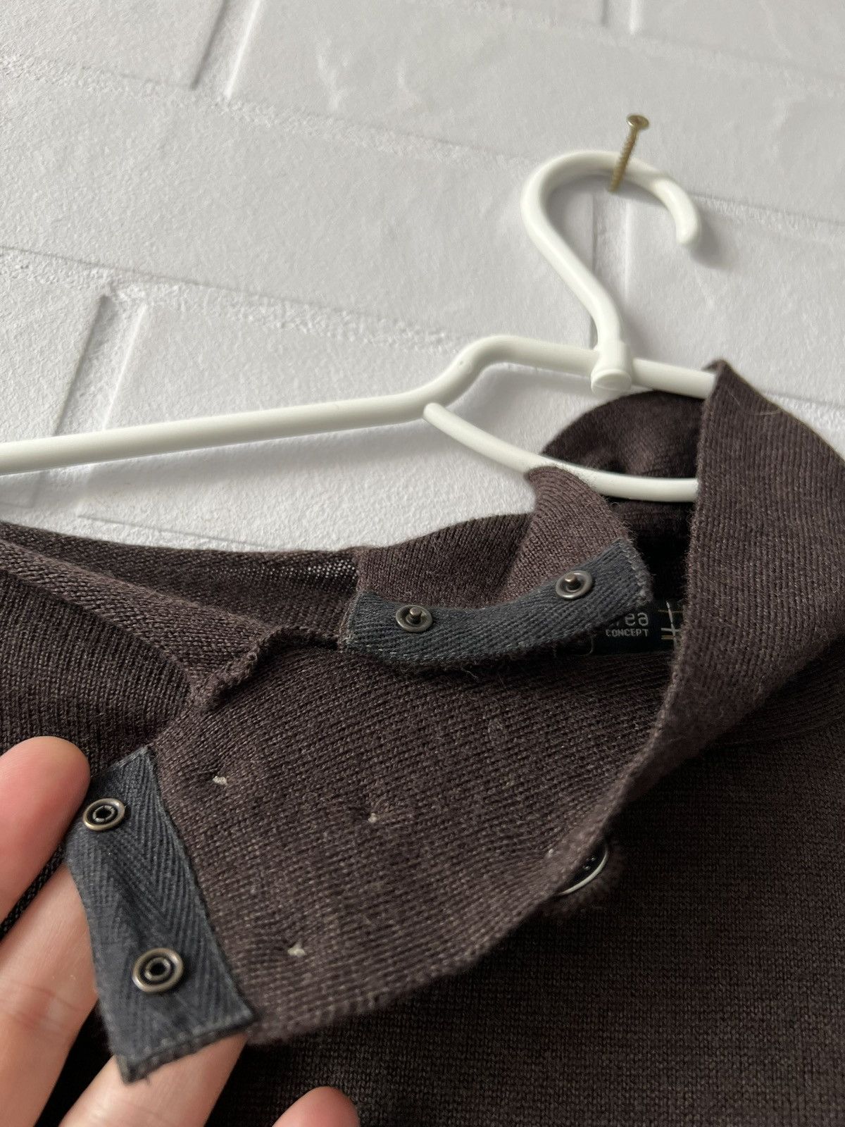 Other Crea Concept Long Sleeve Wool Sweater Open Shoulders Size S Size S / US 4 / IT 40 - 11 Thumbnail