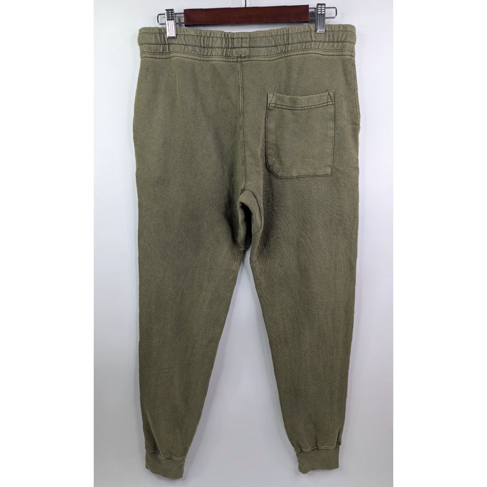 Vintage VINTAGE Rebirth Green Sweatpants Joggers Drawstring Elastic Waist Size Small 100% Cotton Women Pants S Green Sweatpants 90s Size 28" / US 6 / IT 42 - 4 Thumbnail