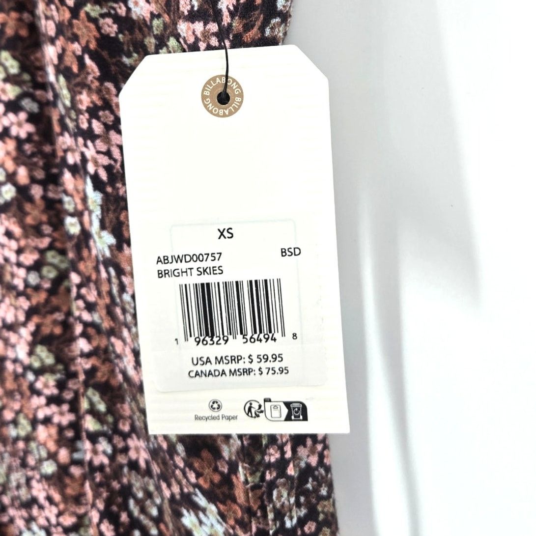 Billabong NWT Billabong Bright Skies Mini Dress Floral in Sizes XS Size M / US 6-8 / IT 42-44 - 6 Thumbnail