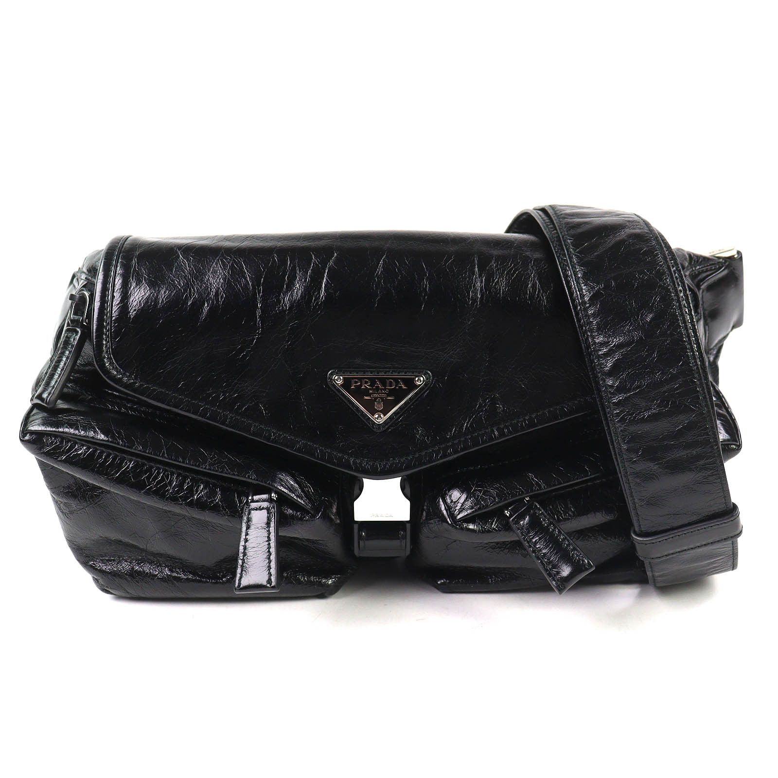 Prada Prada Prada Leather Shoulder Bag Leather Shoulder Bag 2VH174 DUTY FREE for USA Size ONE SIZE - 1 Thumbnail