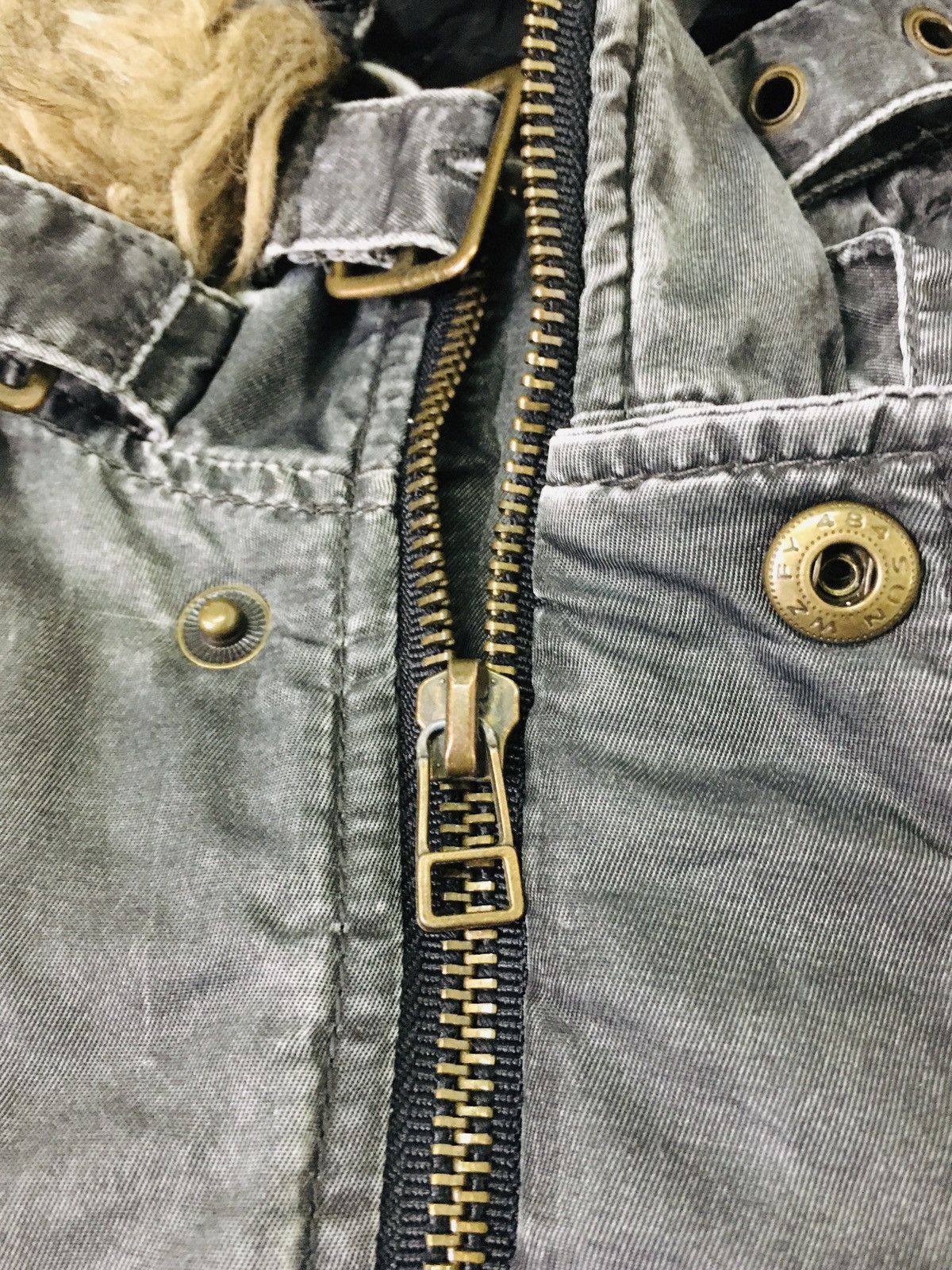 If Six Was Nine × Japanese Brand × Le Grande Bleu (L.G.B.) A07 Incede Punk Bondage Multipocket Fur Hoodie Jacket Size M / US 6-8 / IT 42-44 - 12 Thumbnail