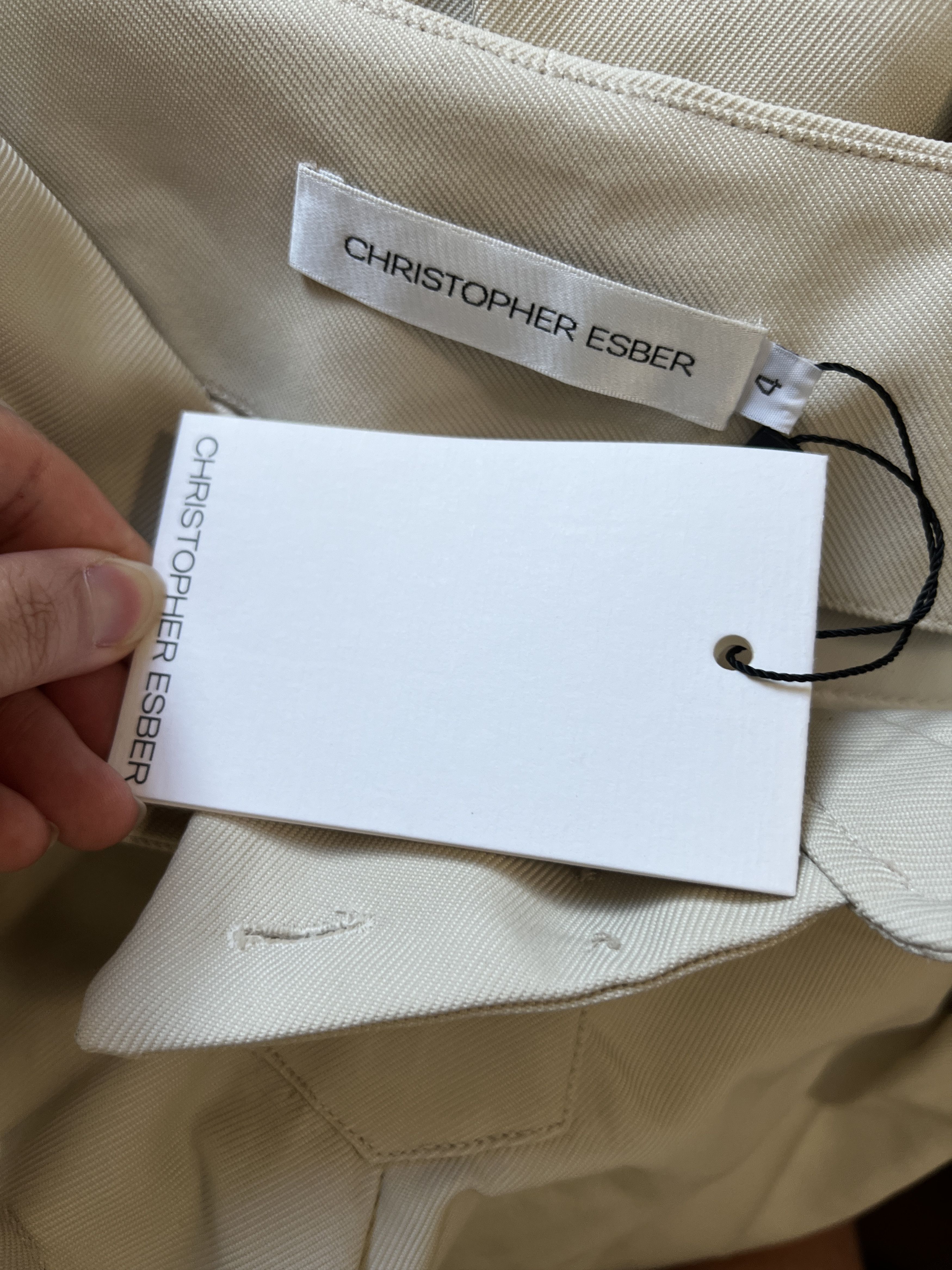 Christopher Esber Taylor Pleat Trouser Size 25" / US 0 / IT 36 - 3 Thumbnail