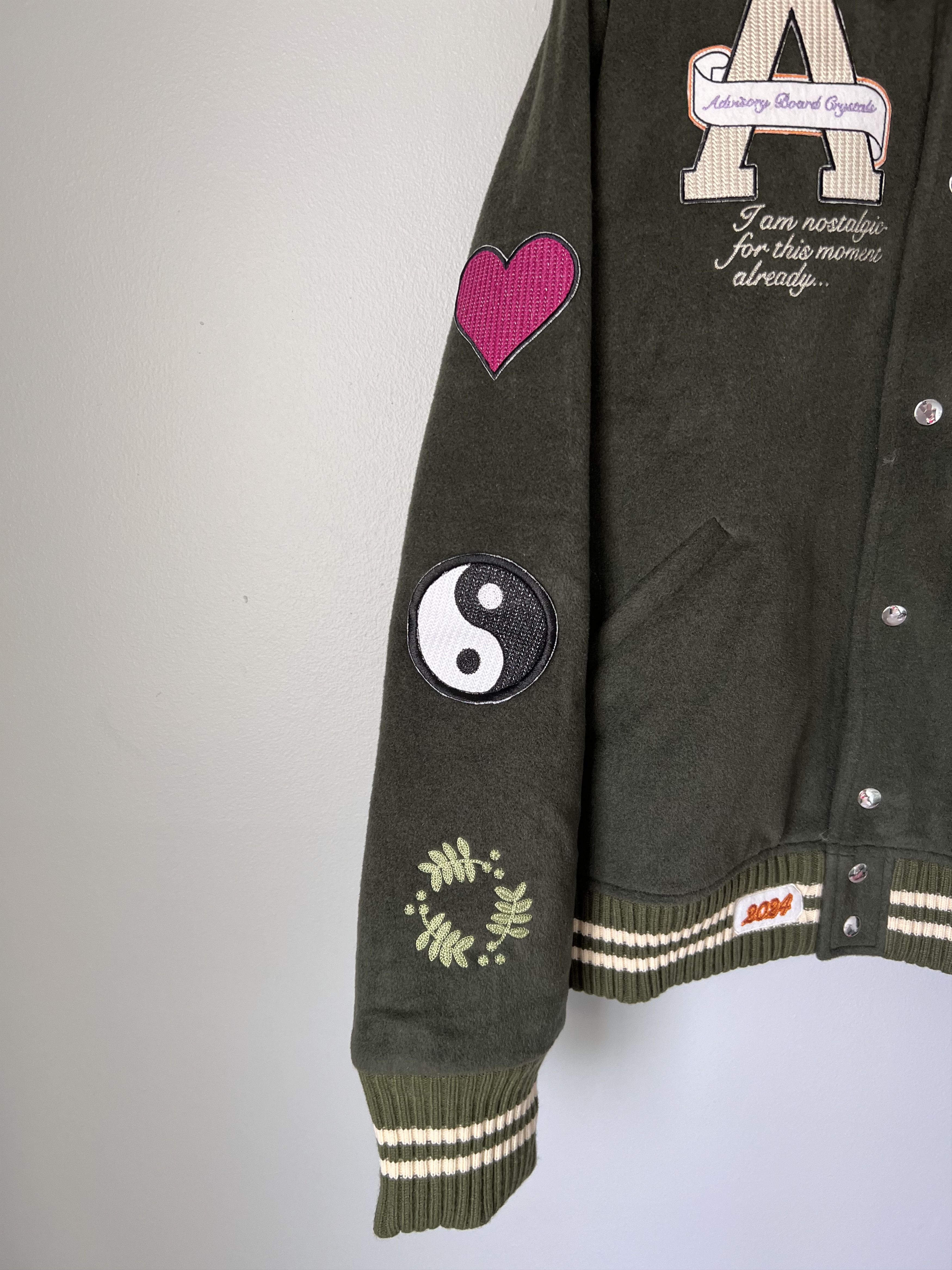 Advisory Board Crystals Abc. School Of The Future Military Wool Varsity Jacket Size US L / EU 52-54 / 3 - 4 Thumbnail