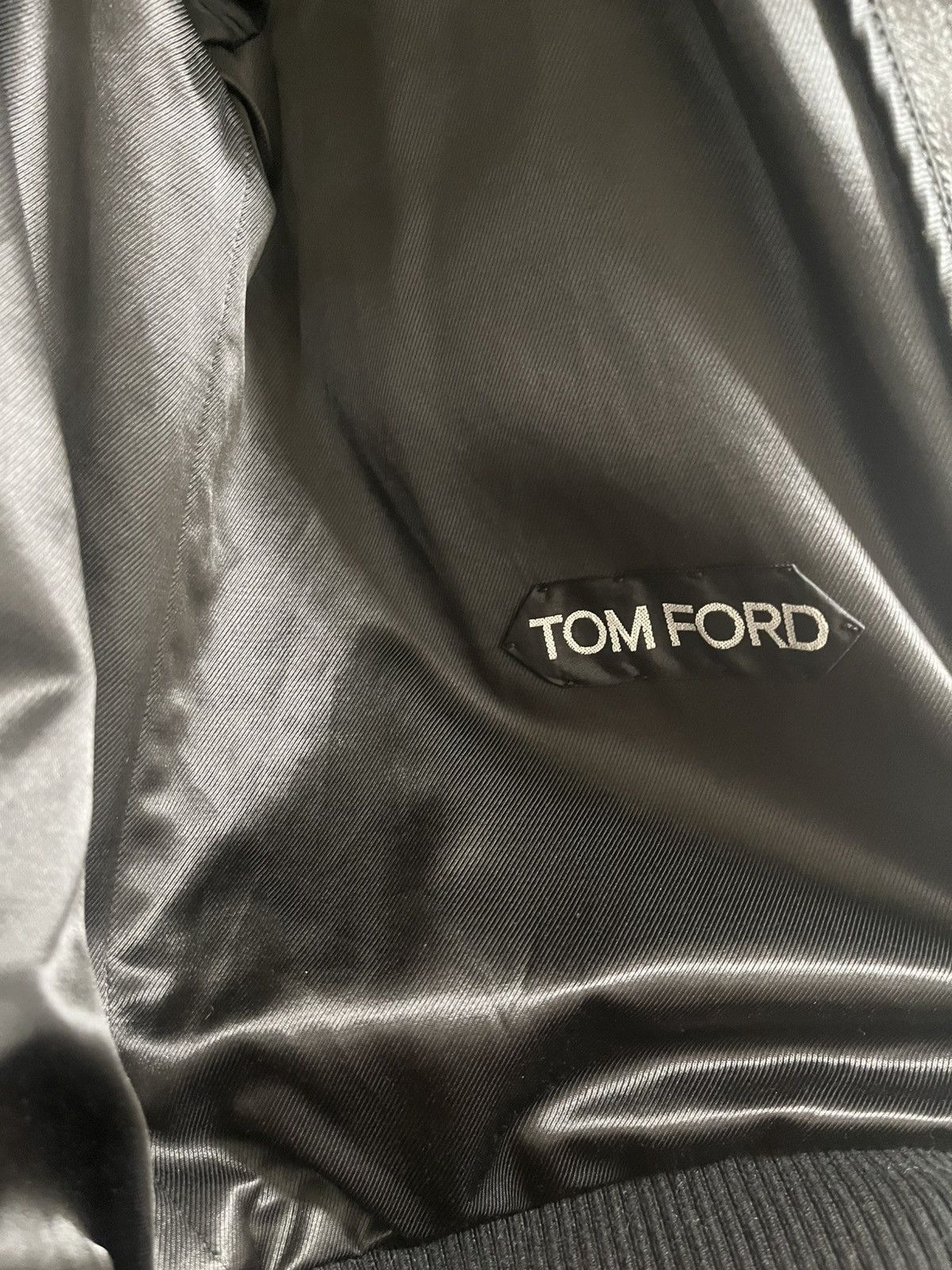 Tom Ford Tom Ford Leather Jacket Sz 50 Size US M / EU 48-50 / 2 - 5 Thumbnail