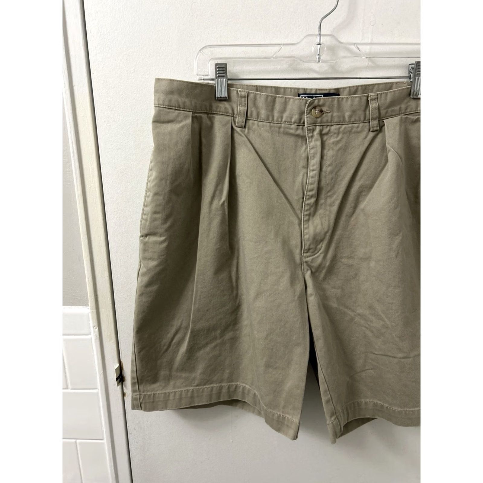Polo Ralph Lauren VTG Polo Ralph Lauren Tyler Shorts Mens Sz 40 Tan Khaki Pleated Cotton Chino 9" Size US L / EU 52-54 / 3 - 2 Thumbnail