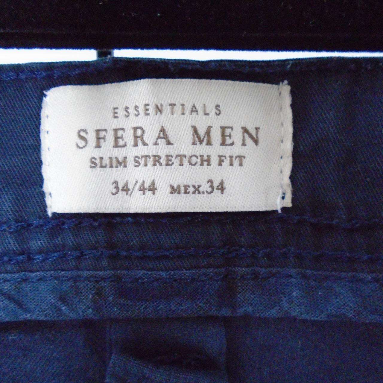 Vintage Men's Jeans Sfera. Dark blue. L. Used. Good Size US 34 / EU 50 - 3 Thumbnail
