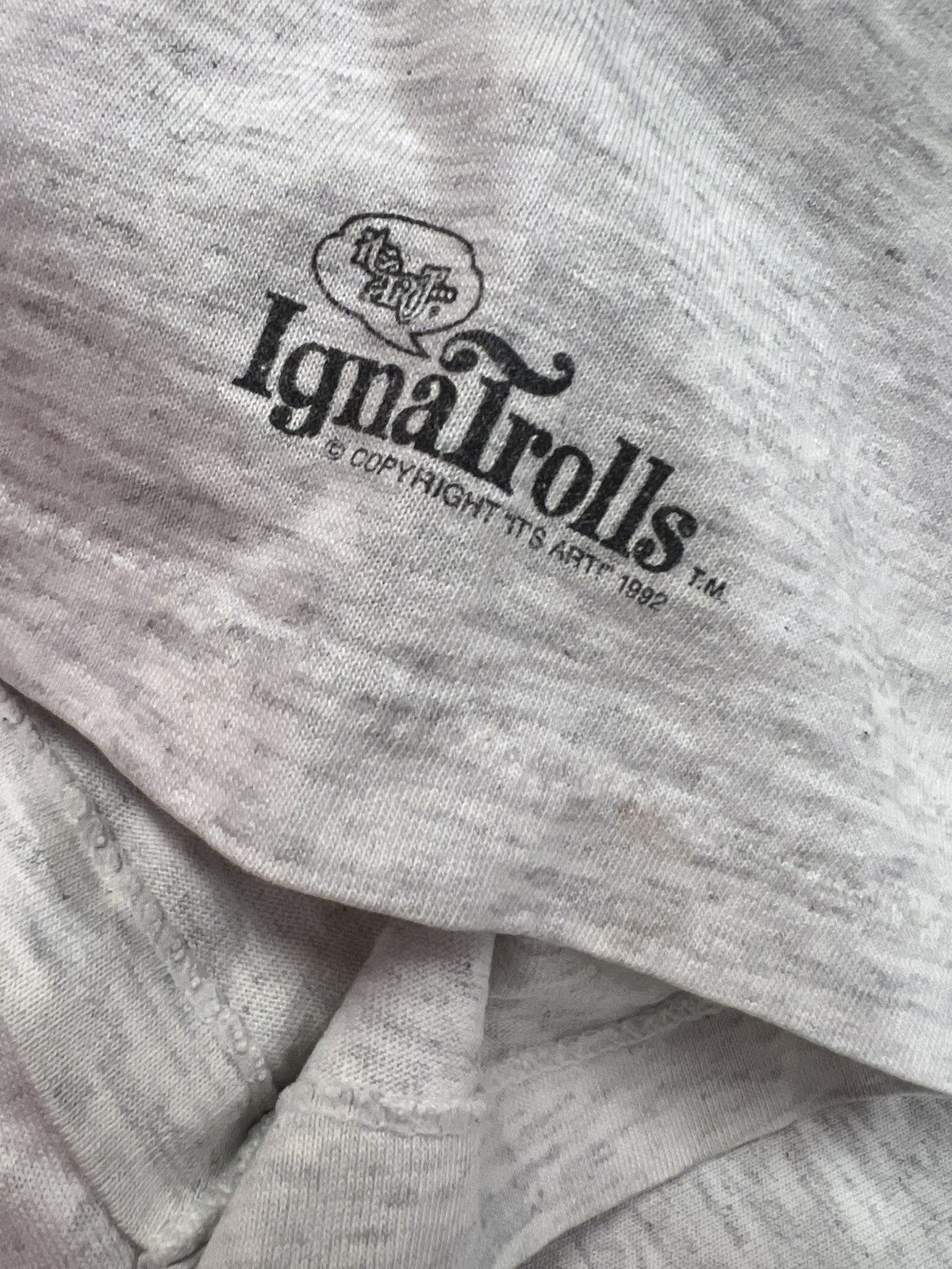 Other 1993 Vintage INGA TROLL art tshirt oneita single stitch XL Size US XL / EU 56 / 4 - 6 Thumbnail