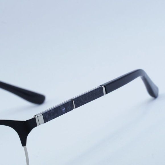 Jimmy Choo Jimmy Choo JC192 0003 00 Eyeglasses Matte Black/Silver 54mm Size ONE SIZE - 4 Thumbnail