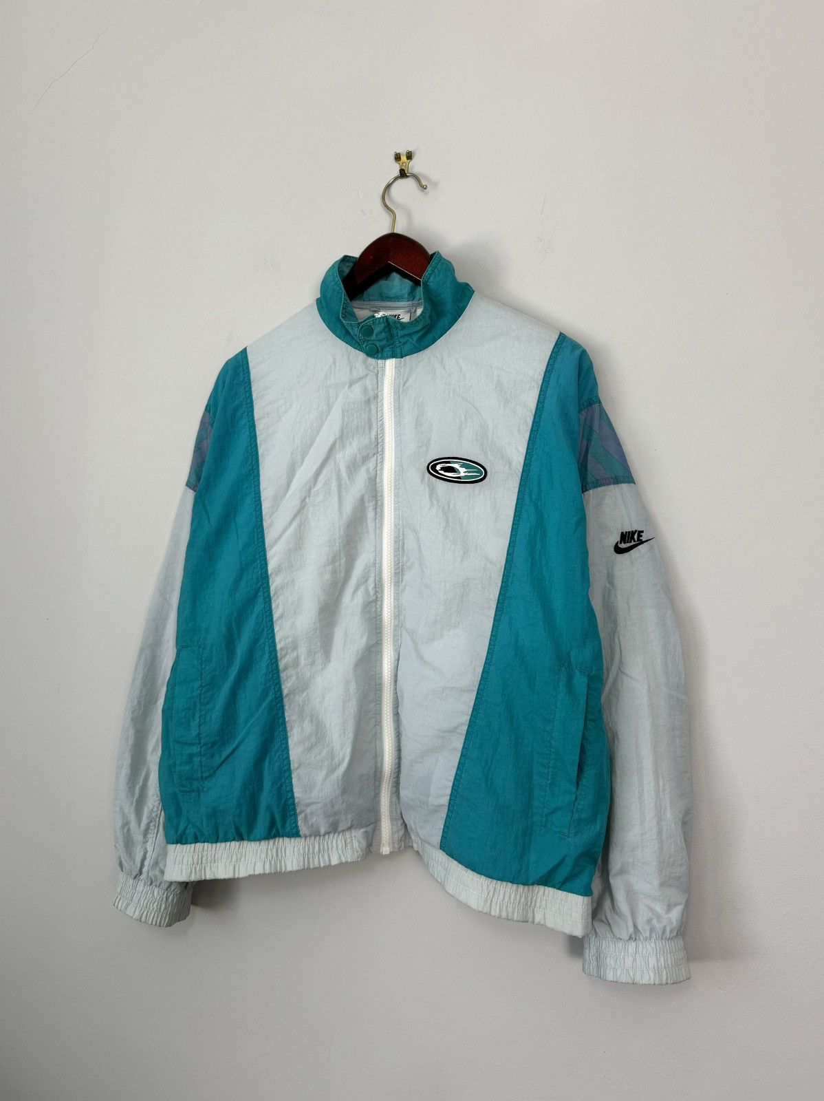 image of Andre Agassi x Nike Vintage Nike 80’S Challenge Court Windbreaker Jacket in White, Men's (Size XL)