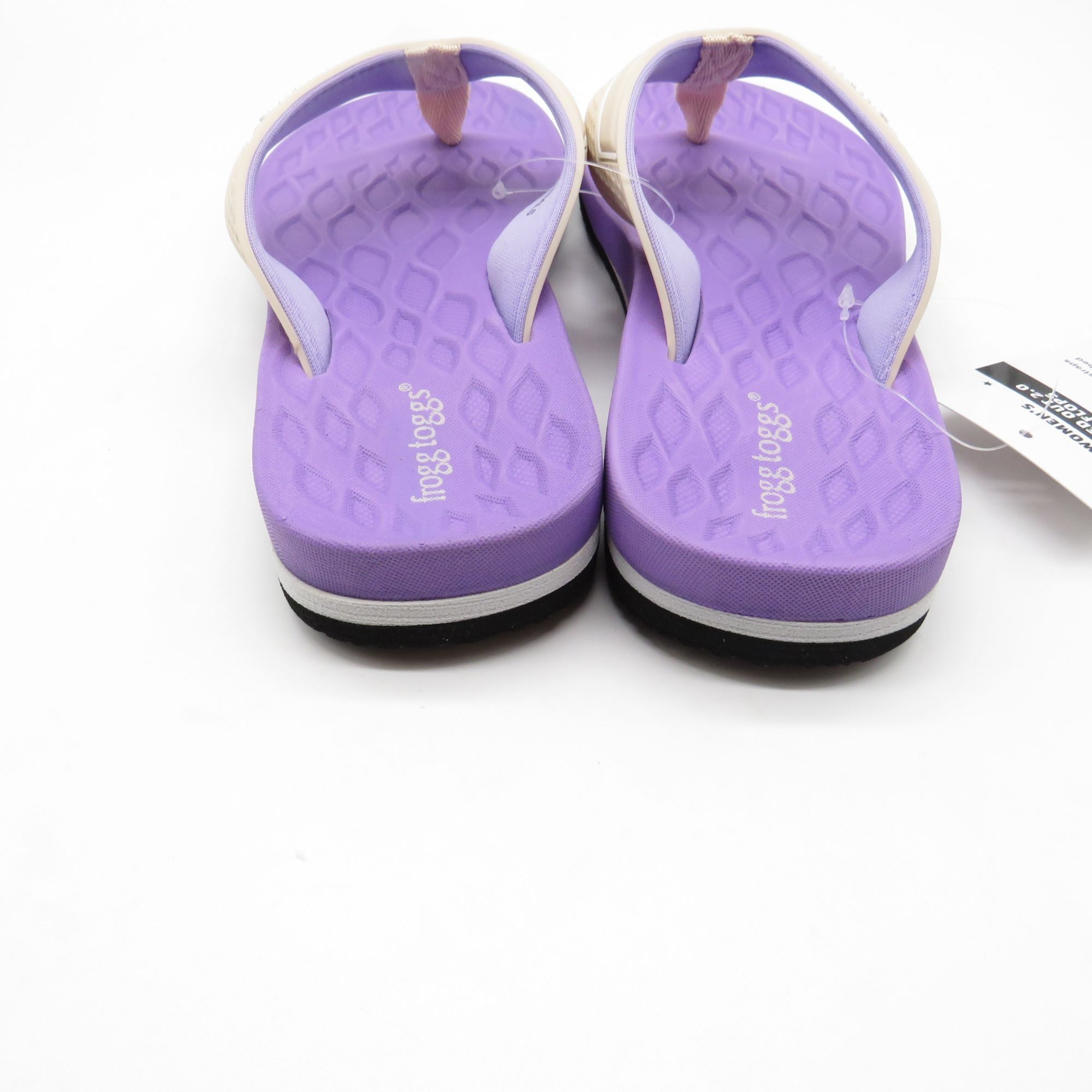 Other Frogg Toggs Womens Purple Beige Flip-Flops Size 5 With Textu Size US 5 / IT 35 - 4 Thumbnail