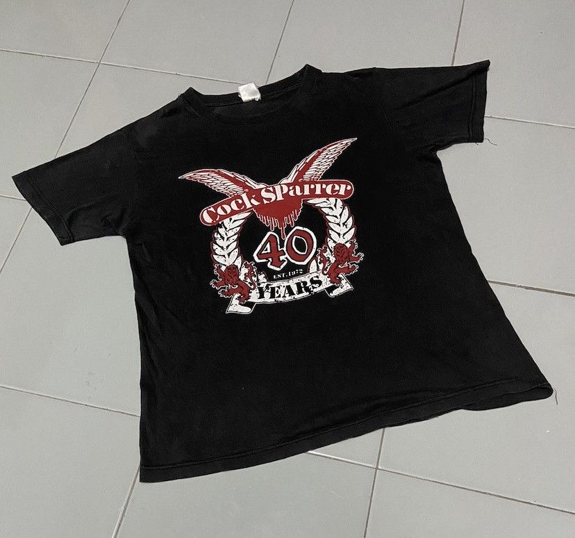 Band Tees × Vintage Vintage Cock Sparrer 40th Anniversary Size US M / EU 48-50 / 2 - 2 Thumbnail