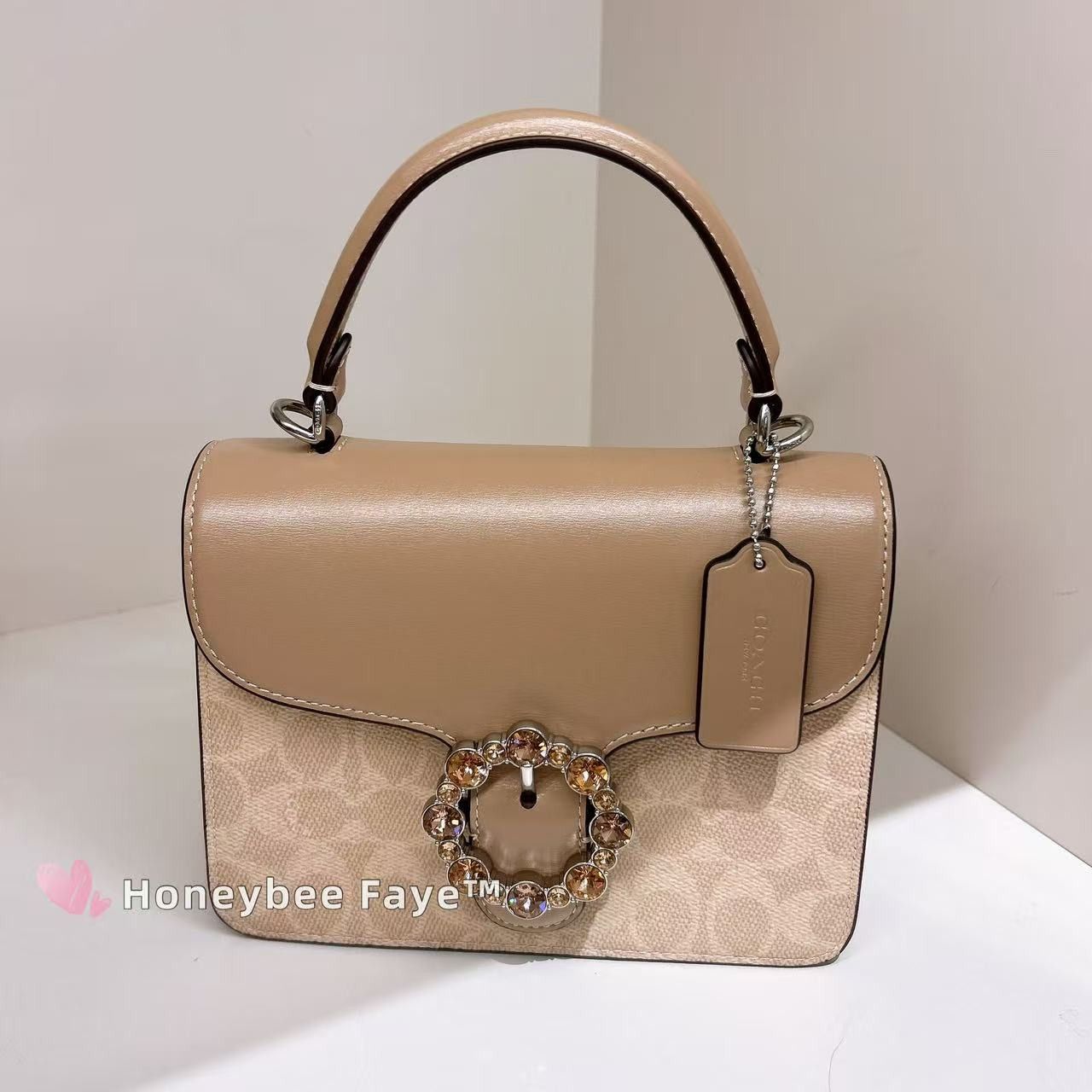 Coach Courtney Top Handle Bag In Signature Canvas CCE22 Size ONE SIZE - 2 Thumbnail