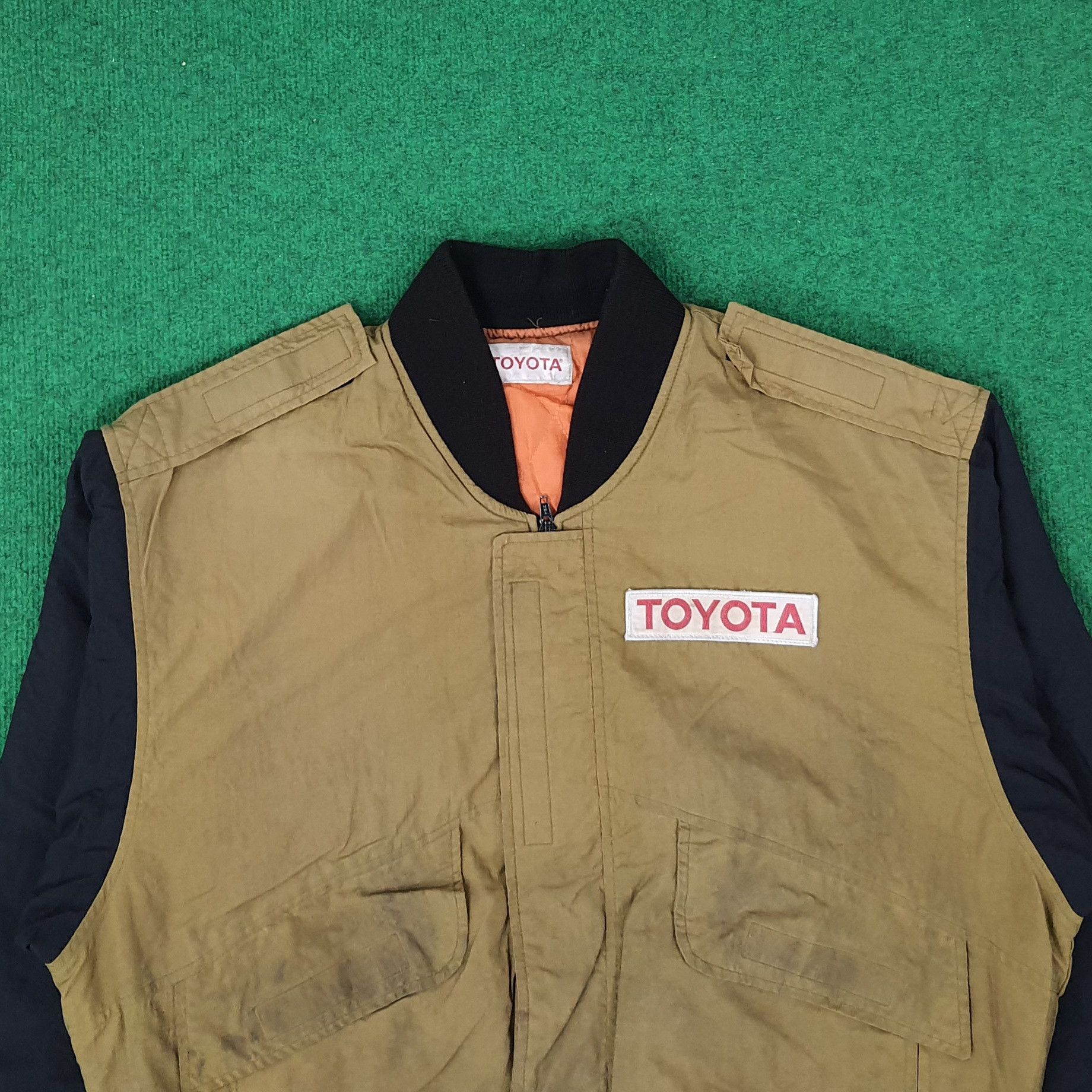 Japanese Brand × Vintage Vintage TRD Toyota Motorsports Racing Bomber Jacket C231N16 Size US L / EU 52-54 / 3 - 2 Thumbnail