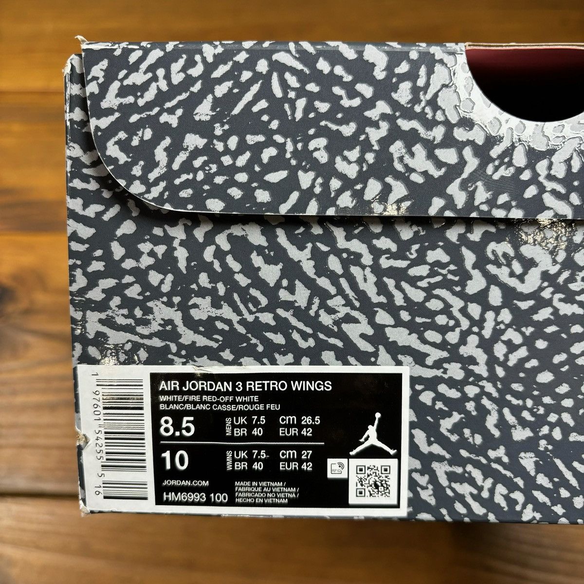 Jordan Brand Jordan 3 Retro ‘Wings’ Size US 8.5 / EU 41-42 - 9 Thumbnail