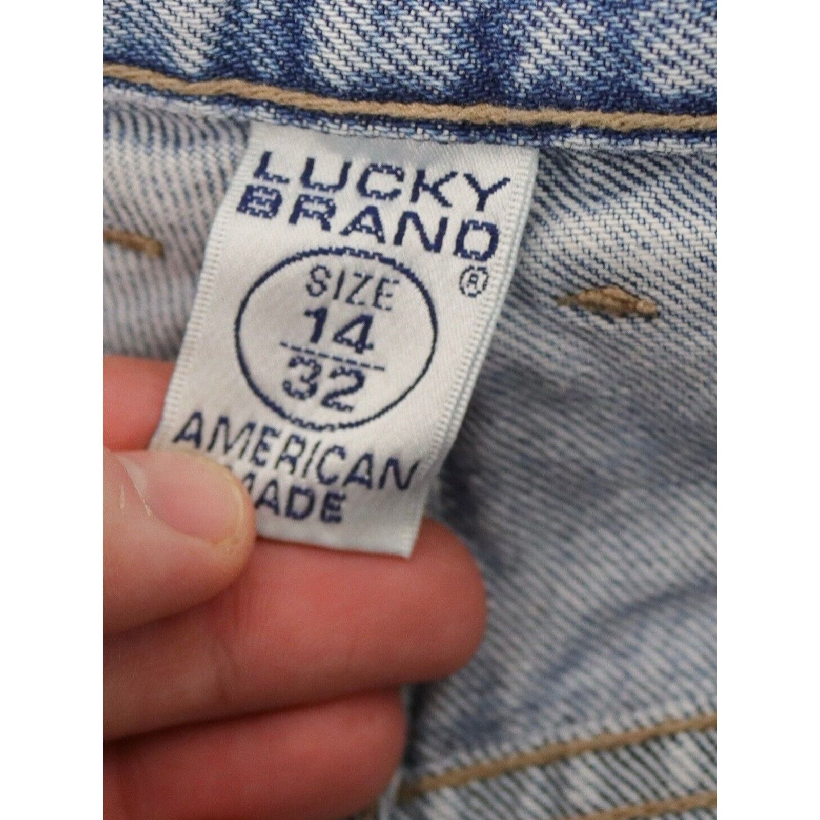 Lucky Brand Vintage Lucky brand Jeans 14/32 Long Y2K Style #64 Size US 36 / EU 52 - 5 Thumbnail