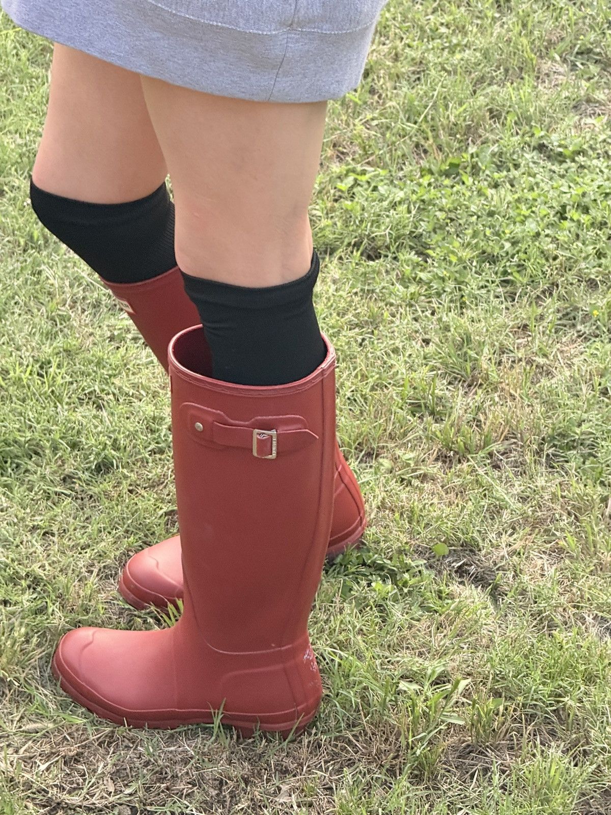 Hunter Hunter Women’s Original Tall Rain Boots Size US 6 / IT 36 - 5 Thumbnail
