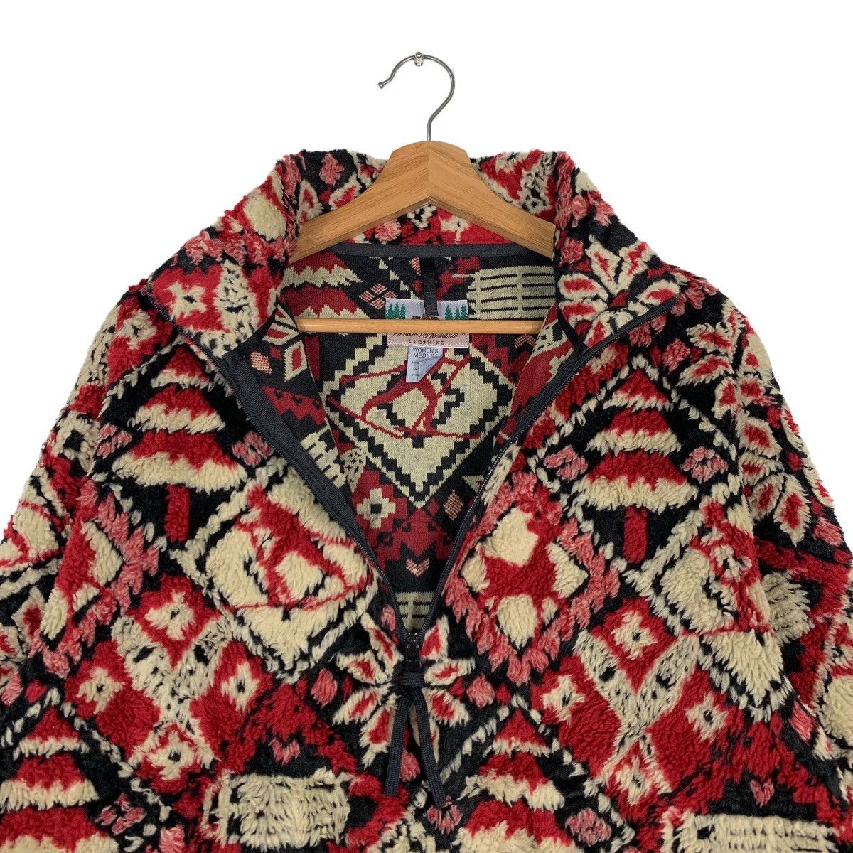 Vintage EMS Motif Design Fullprint Half Zip Pullover Fleece #0002-C1 Size M / US 6-8 / IT 42-44 - 12 Thumbnail