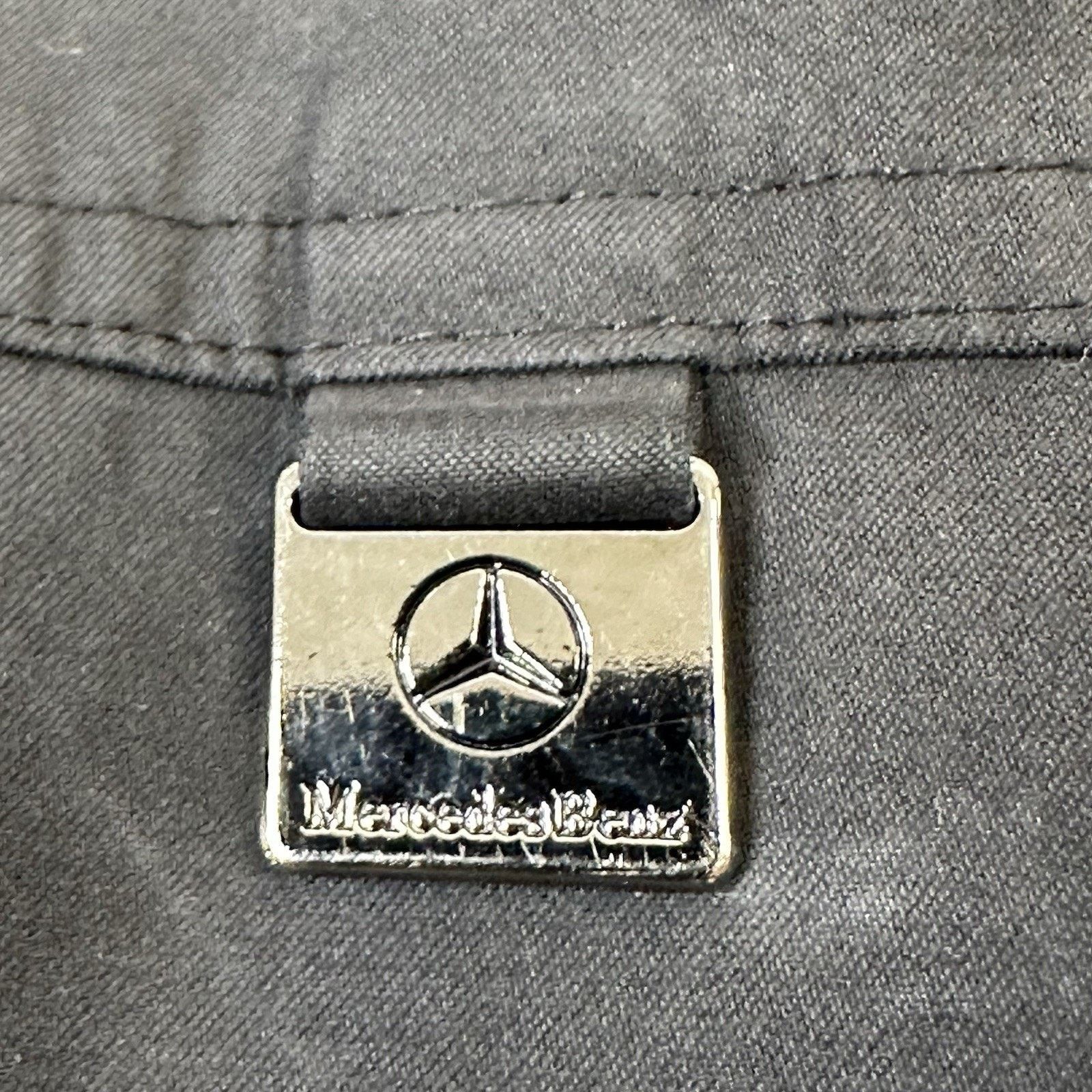 Mercedes-Benz Vintage Mercedes Benz Men's L Bomber Jacket Black Logo Euc Size US L / EU 52-54 / 3 - 21 Thumbnail