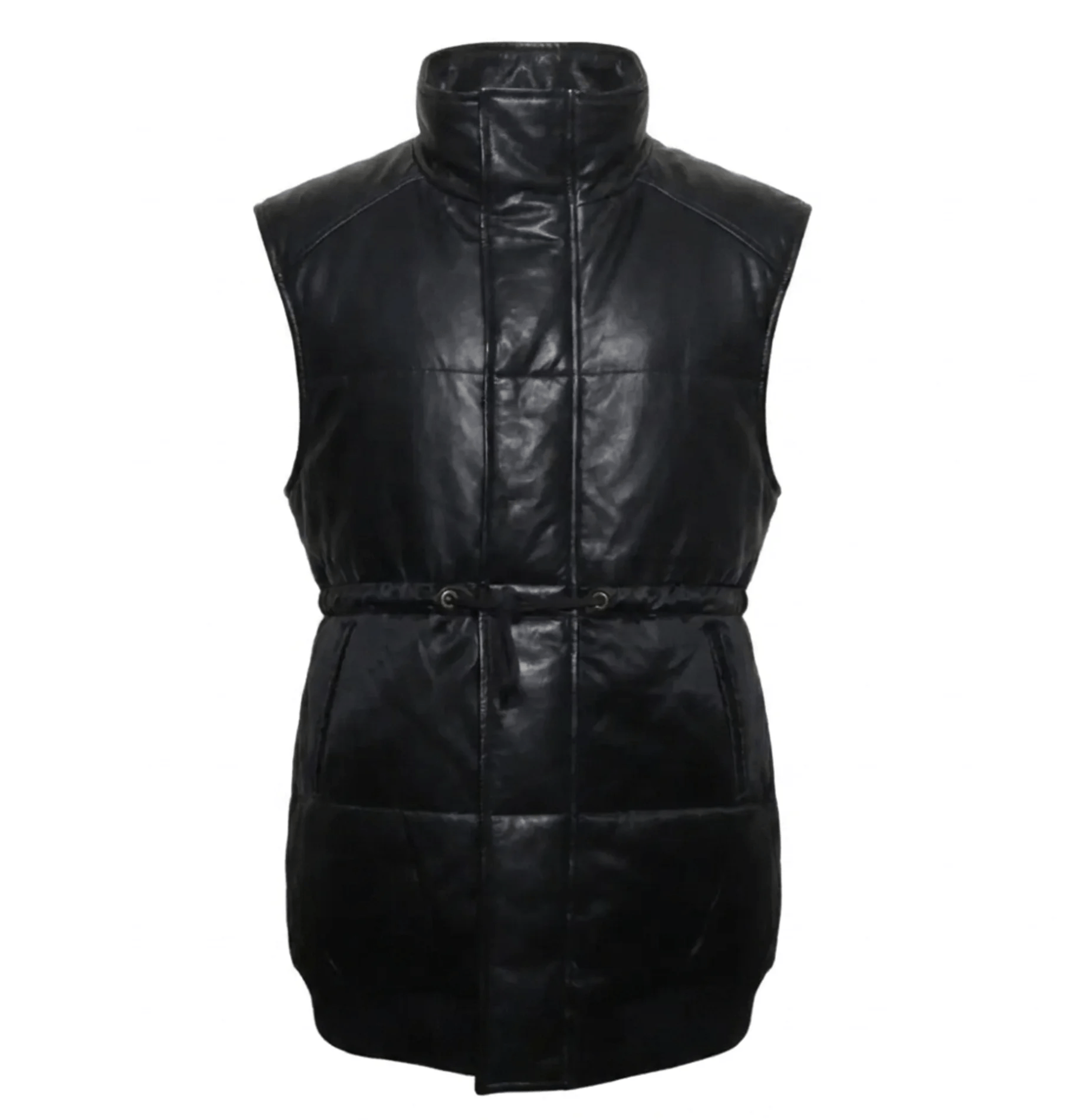 SKINGRAFT Leather Puffer Vest Black Size S, Skingraft. Size US S / EU 44-46 / 1 - 2 Thumbnail