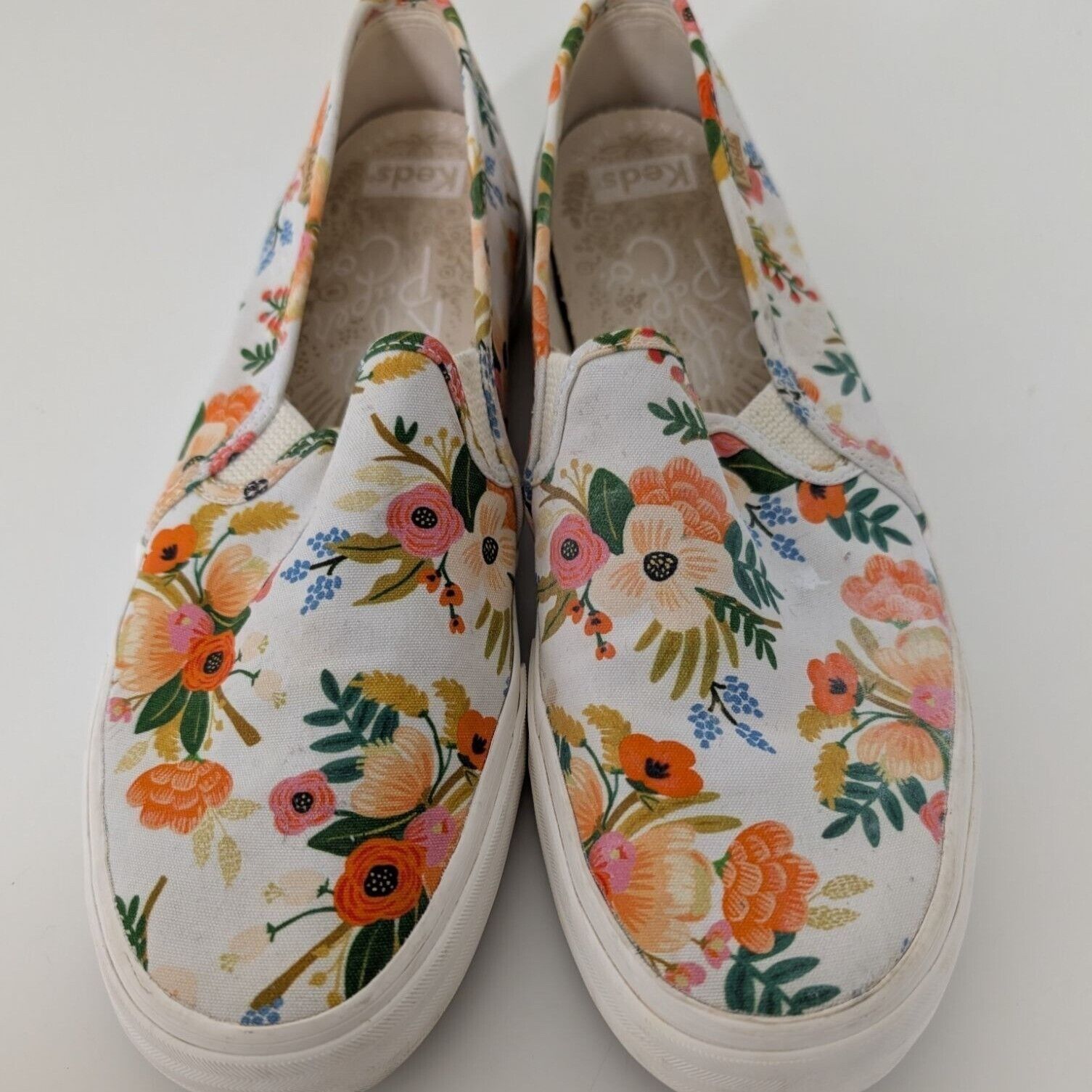 Keds Keds Rifle Paper Co Floral Sneakers Womens Size 11 White Size US 11 / IT 41 - 2 Thumbnail