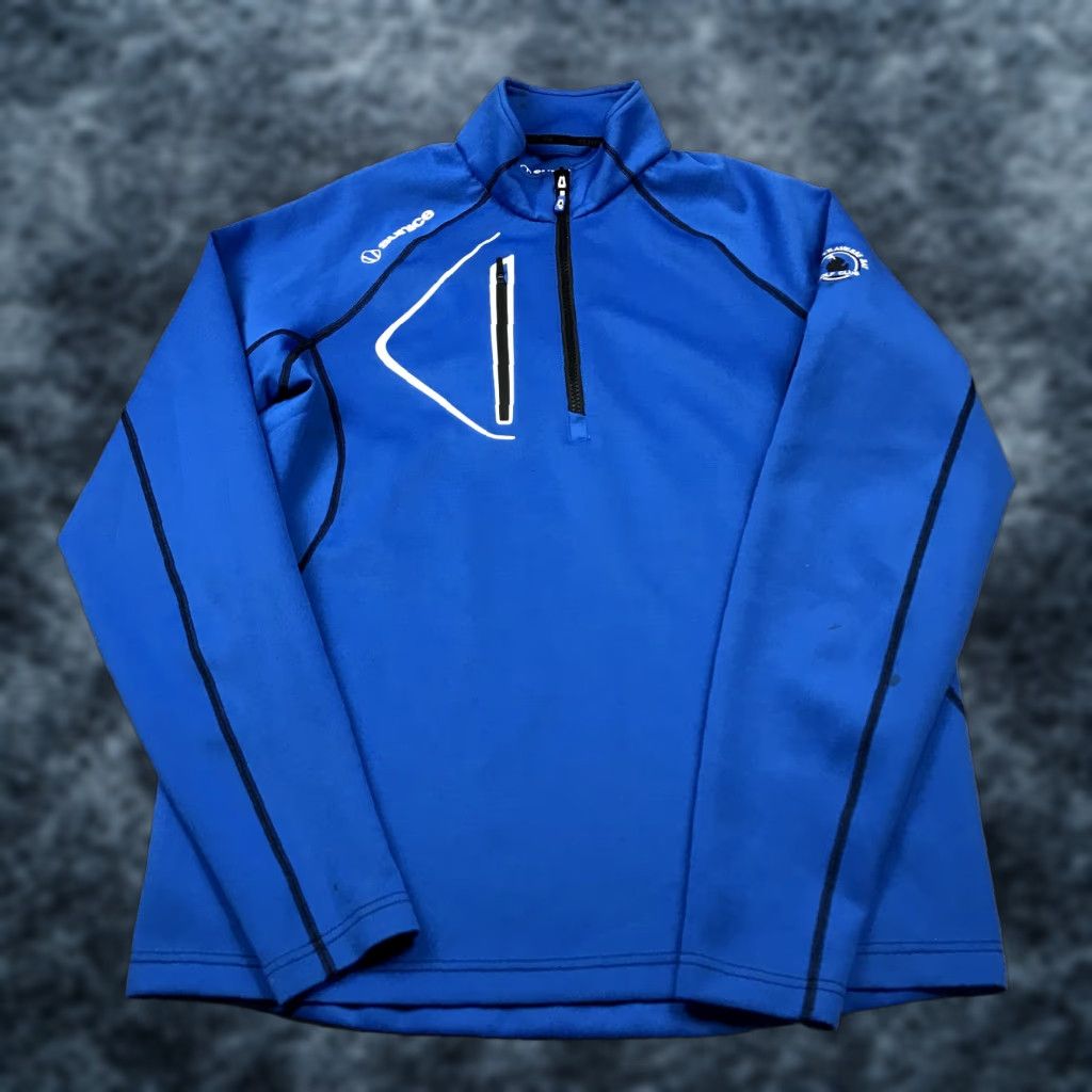 Logo 7 Sunice Jacket Mens Medium Blue 1/4 Zip Allendale Golf Pullover Traverse Bay Logo Shirt Size US M / EU 48-50 / 2 - 1 Thumbnail
