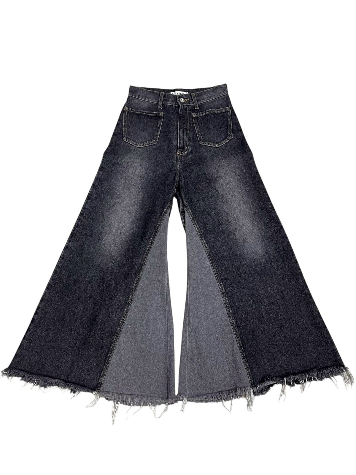 MILKFED 💥RARE🔥Vintage MILKFED. Panel Ultra Flare Denim Petite Rare Size 25" / US 0 / IT 36 - 1 Thumbnail