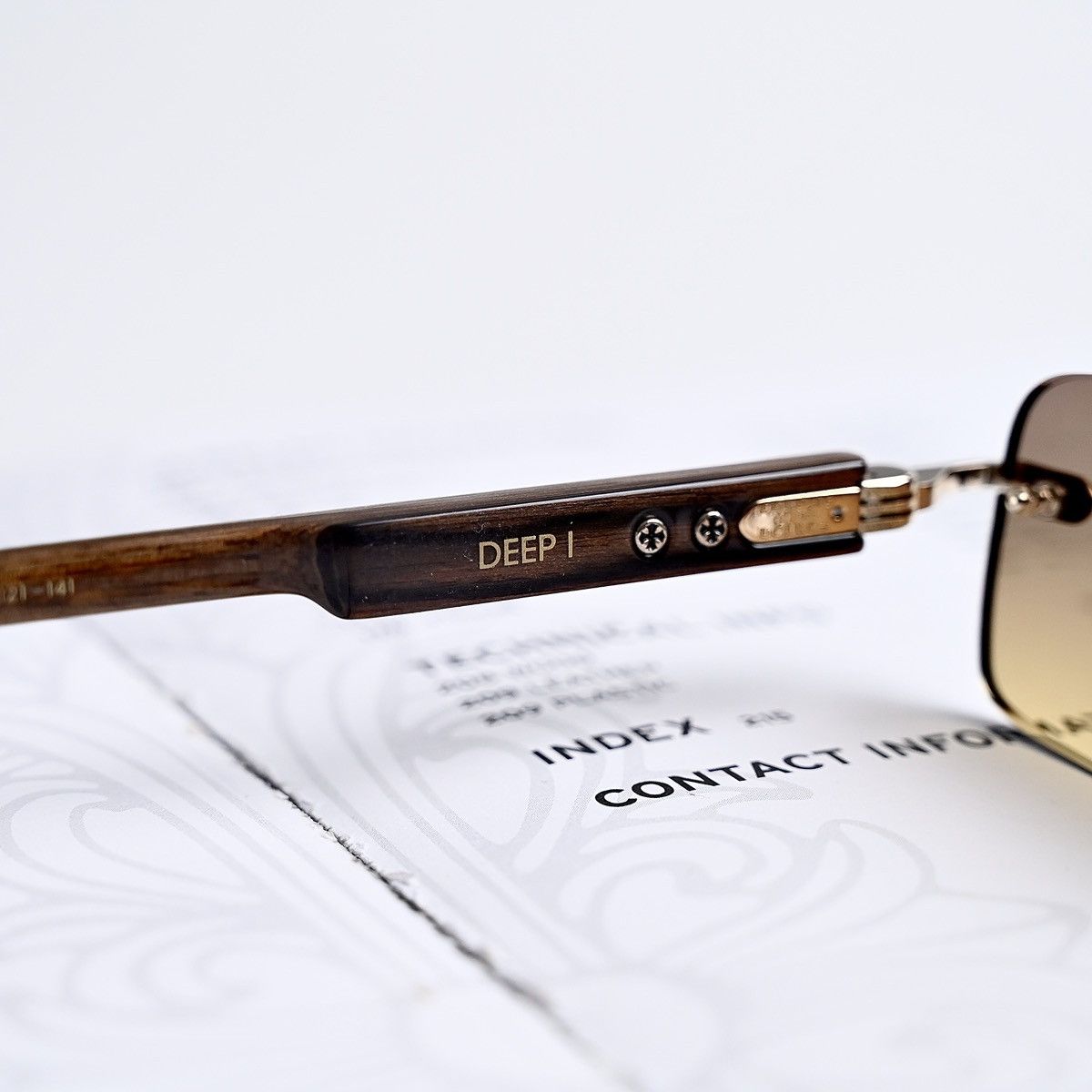 Chrome Hearts CHROME HEARTS DEEP I GLASSES Size ONE SIZE - 7 Thumbnail