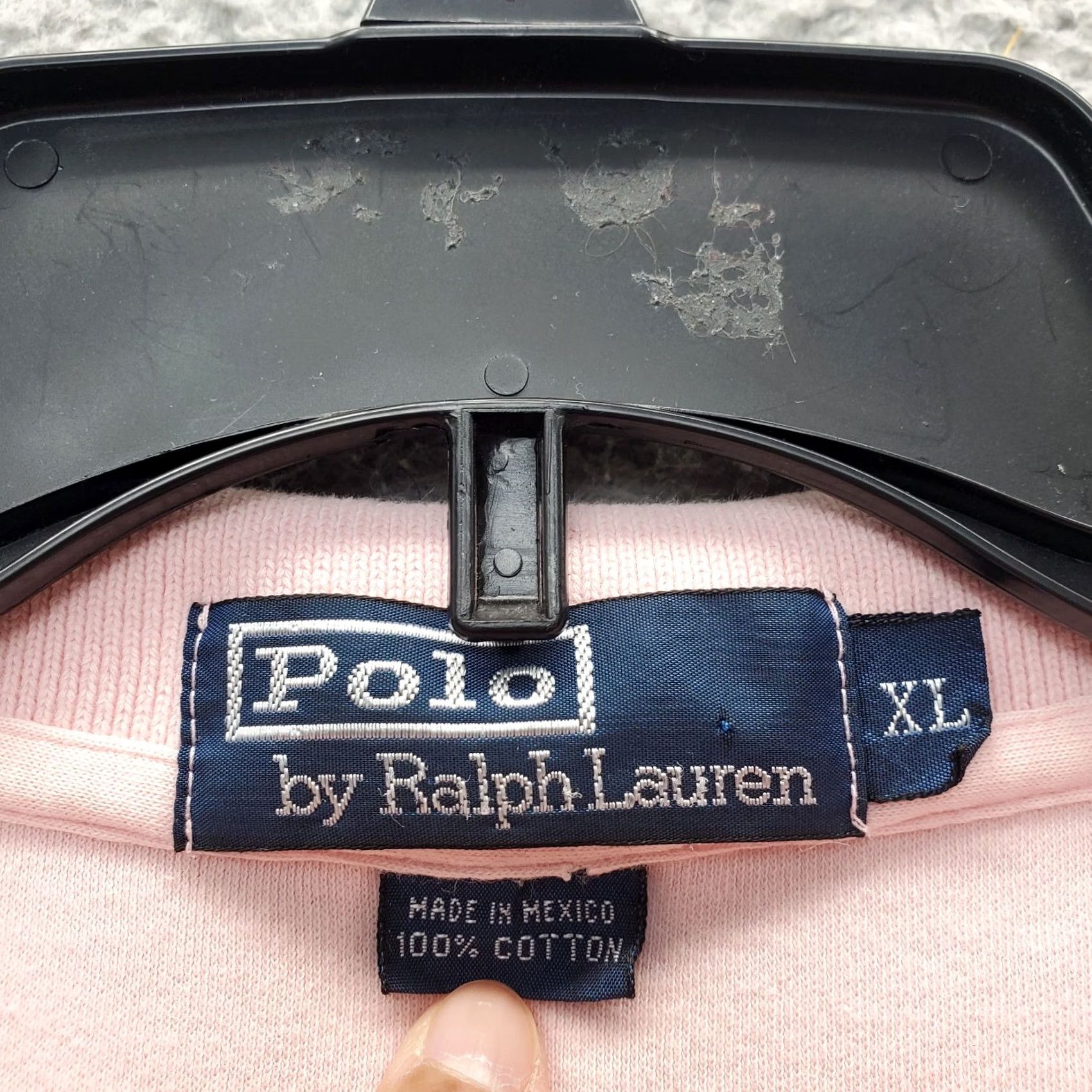 Polo Ralph Lauren VINTAGE Polo Ralph Lauren Polo Shirt Mens XL Pink High Low Slit Pony Logo Popover Size US XL / EU 56 / 4 - 5 Thumbnail