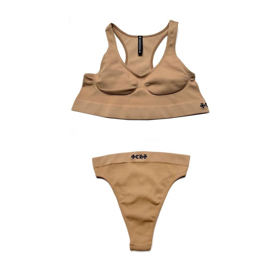 Chrome Hearts CHROME HEARTS Rib Top Sports Bra/ Underwear Set S Size ONE SIZE - 2 Thumbnail