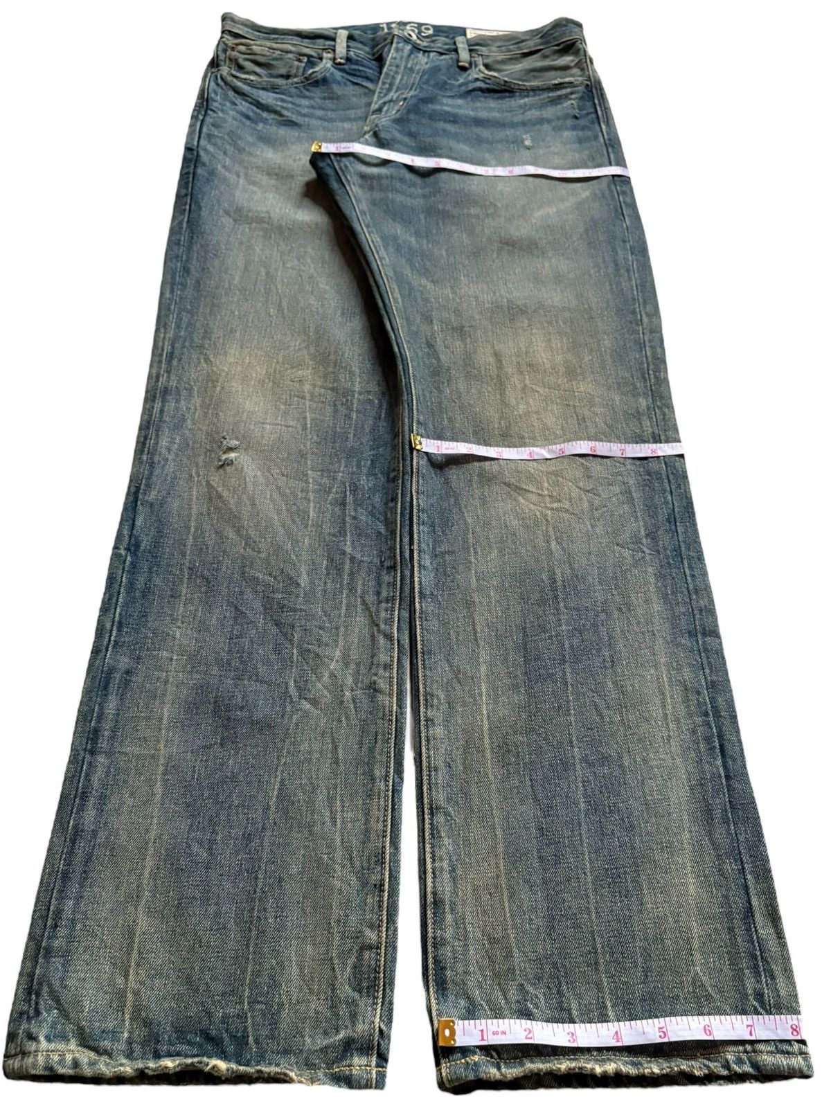 Gap Vintage Gap Rusty Mud Wash Distressed Loose Jeans Size US 33 - 18 Thumbnail