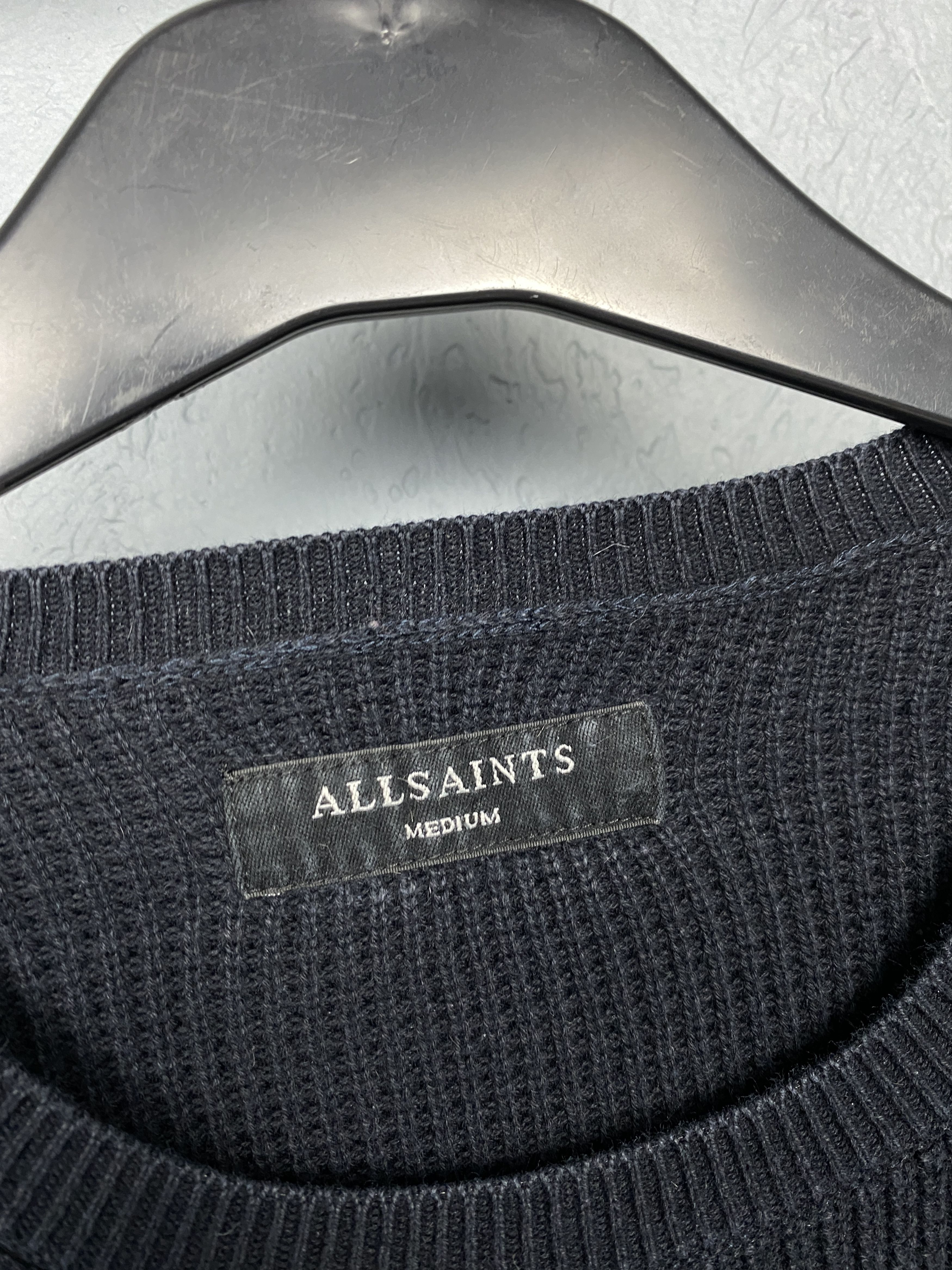 Allsaints Allsaints Mens Trias Crew Neck Knit Sweater Size US M / EU 48-50 / 2 - 4 Thumbnail