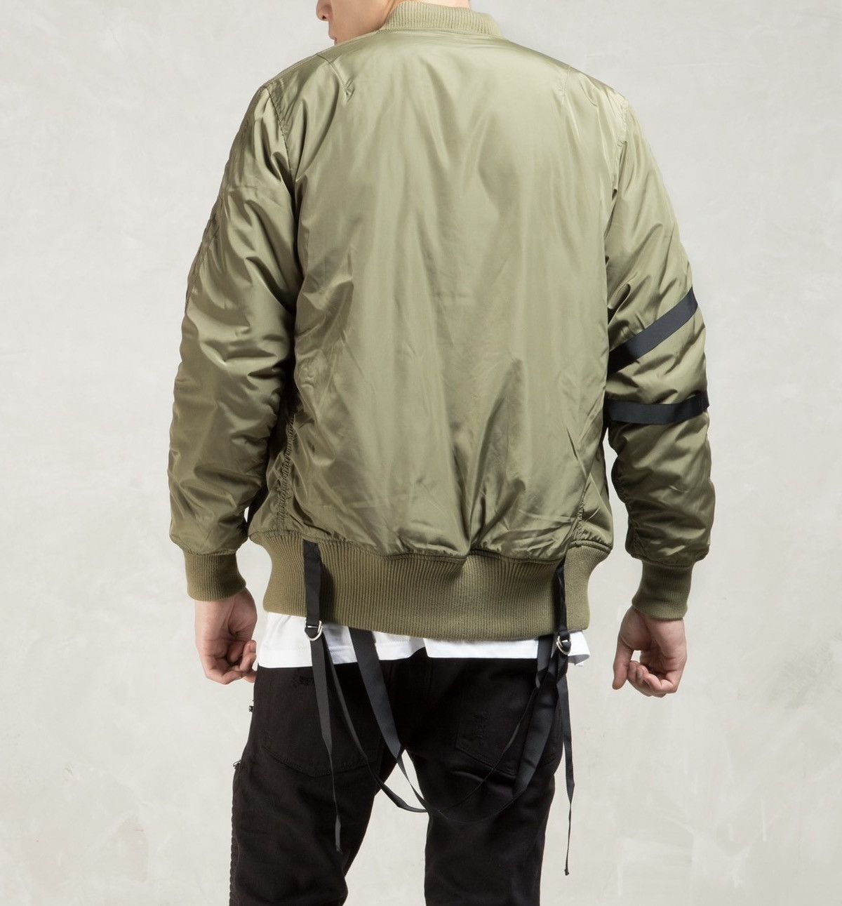Stampd Stampd Green Strapped Bomber Jacket Size Small Size US S / EU 44-46 / 1 - 2 Thumbnail