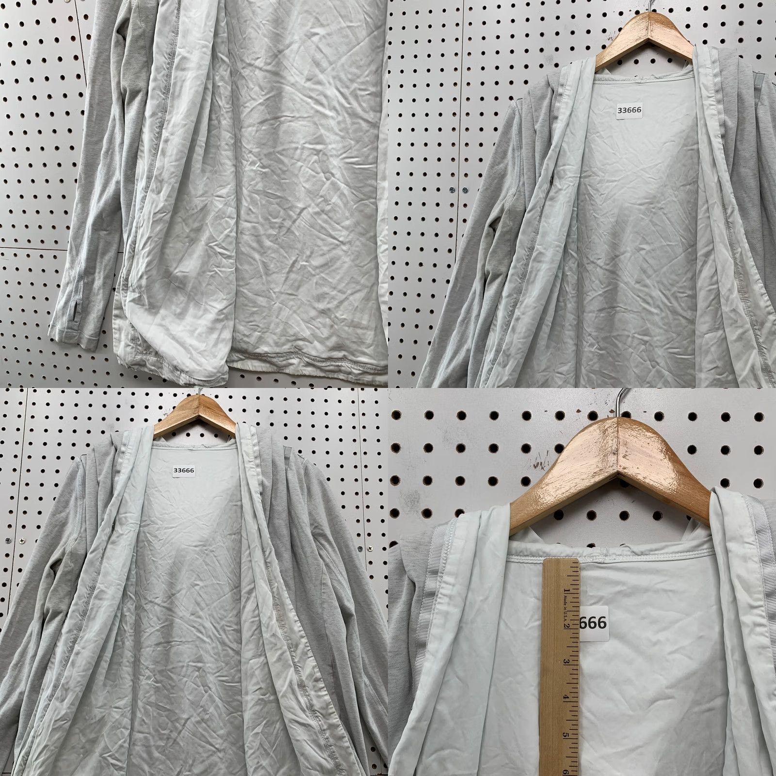 Lululemon Lululemon Hooded Wrap Sweatshirt Womens Size 8 Gray Casual Work Out Size M / US 6-8 / IT 42-44 - 8 Thumbnail