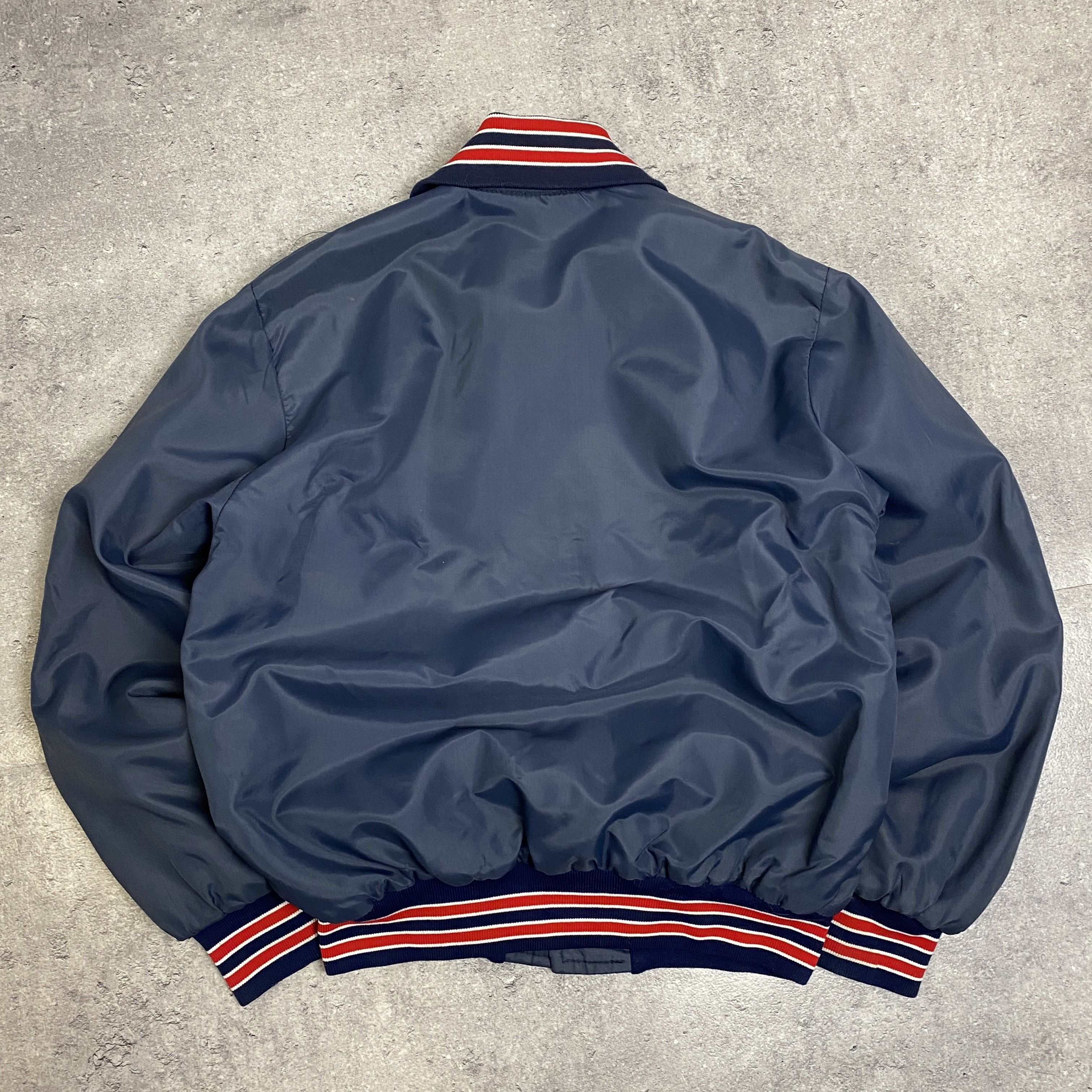 Vintage B.O.P. Maint. navy boxy vintage varsity jacket - L Size US L / EU 52-54 / 3 - 3 Thumbnail