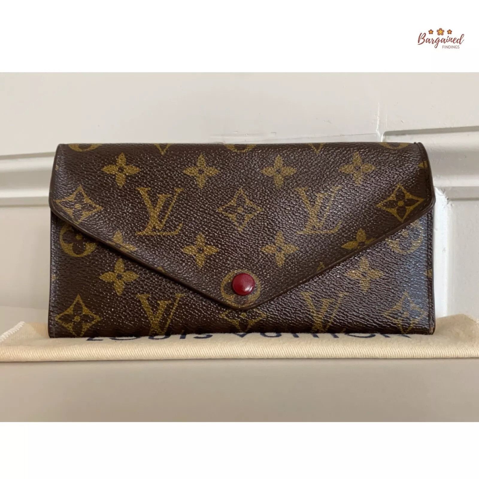 Louis Vuitton Louis Vuitton Monogram Leather Brown Josephine Long Wallet Size ONE SIZE - 1 Thumbnail