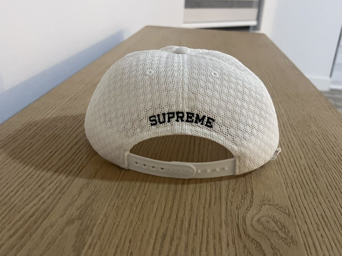 Supreme Supreme Classic logo Air Mesh 6 panel White Size ONE SIZE - 5 Thumbnail