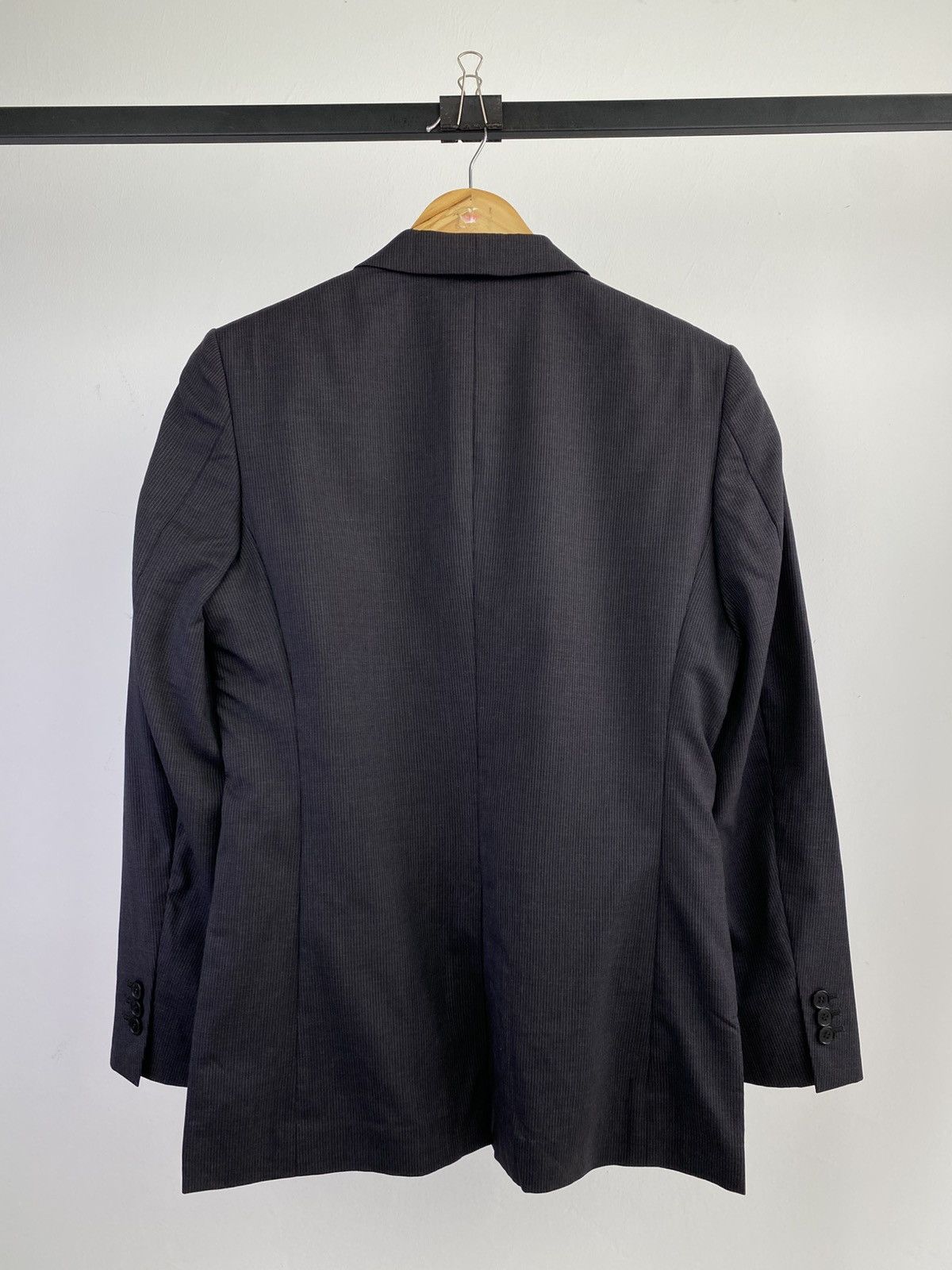 Neil Barrett 2000’s Neil Barrett Pinstripe Cropped Blazer Jacket Size US M / EU 48-50 / 2 - 6 Thumbnail