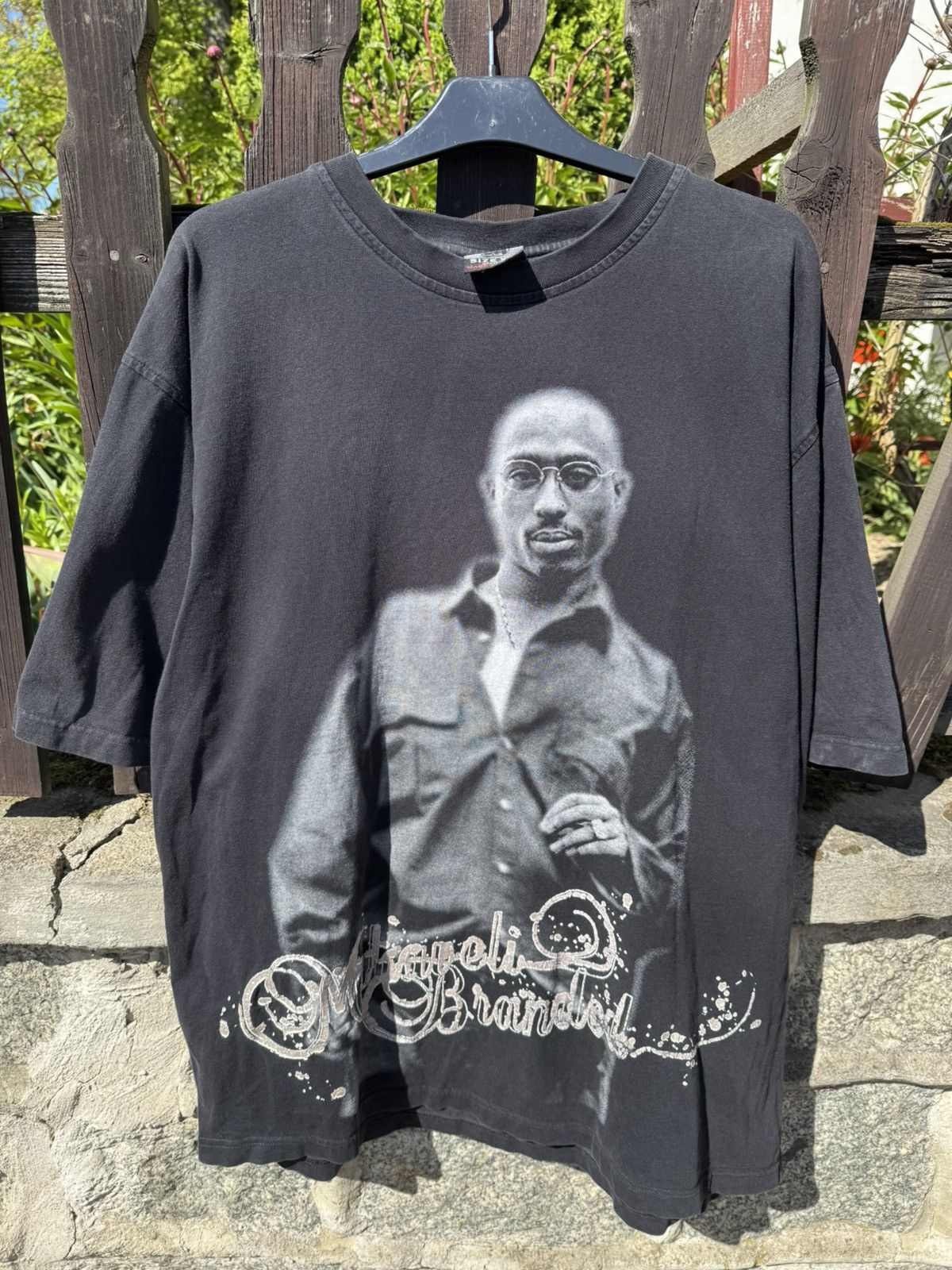 Makaveli × Vintage Vintage Makaveli Branded Oversized Washed Tupac Tshirt XXL Size US XXL / EU 58 / 5 - 10 Thumbnail