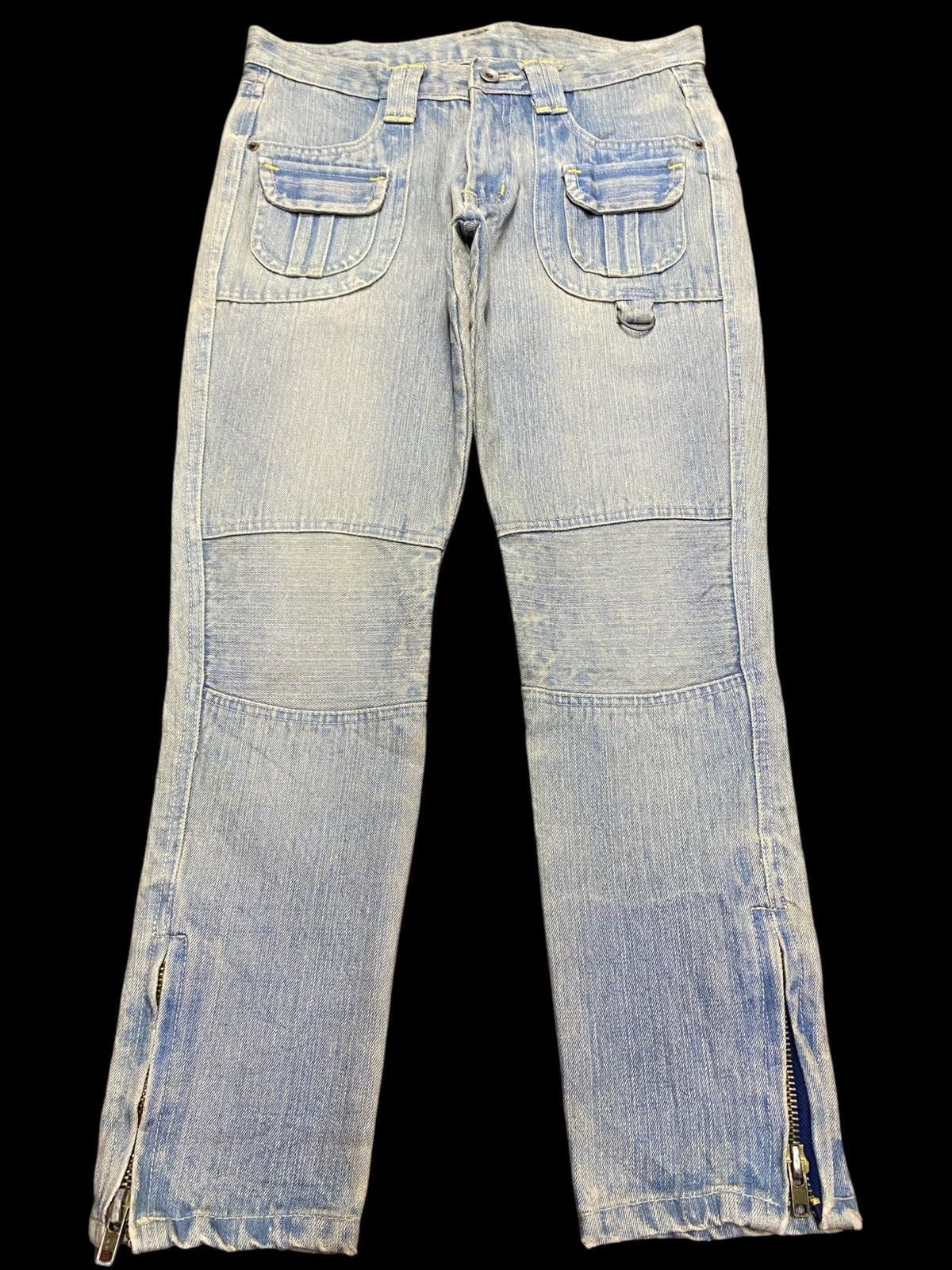 Japanese Brand Vintage Japanese Brand Mud Wash Bush Skinny Zip Leg Jeans Size US 30 / EU 46 - 1 Thumbnail