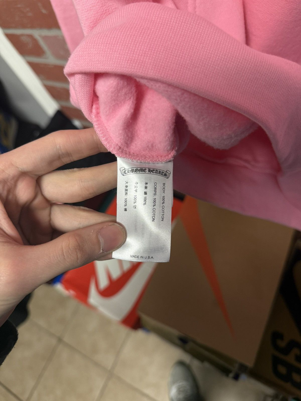 Chrome Hearts Chrome Hearts Pink Pullover Hoodie Size Small Web Exlusive Size US S / EU 44-46 / 1 - 13 Thumbnail