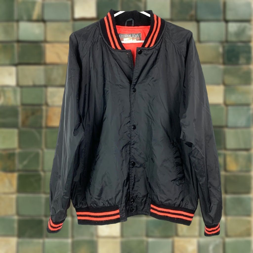Triangl VINTAGE Bermuda Triangle Windbreaker Jacket Shirt? Size US L / EU 52-54 / 3 - 1 Thumbnail