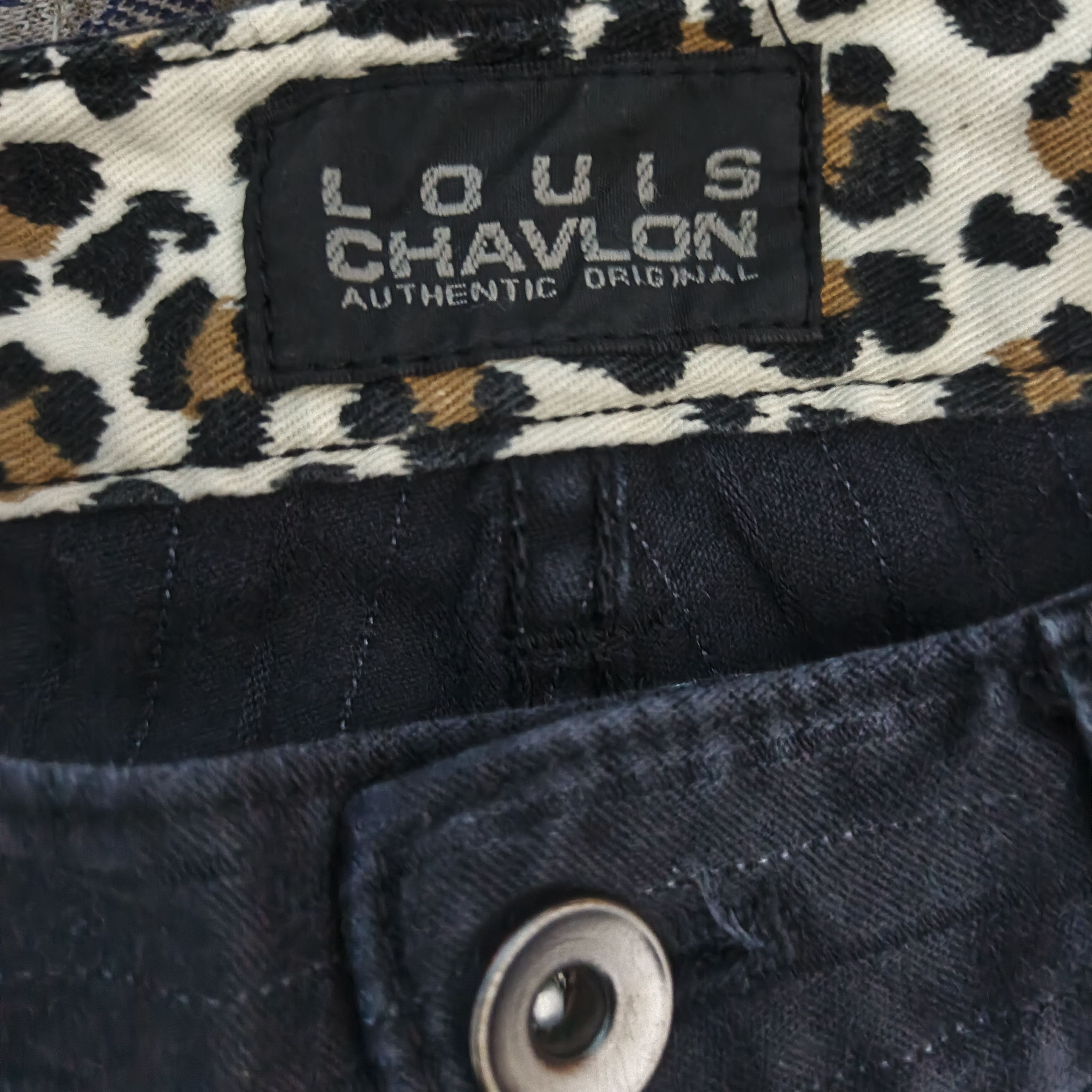 Japanese Brand LOUIS CHAVLON Stripe Flare Jeans Size US 30 / EU 46 - 7 Thumbnail