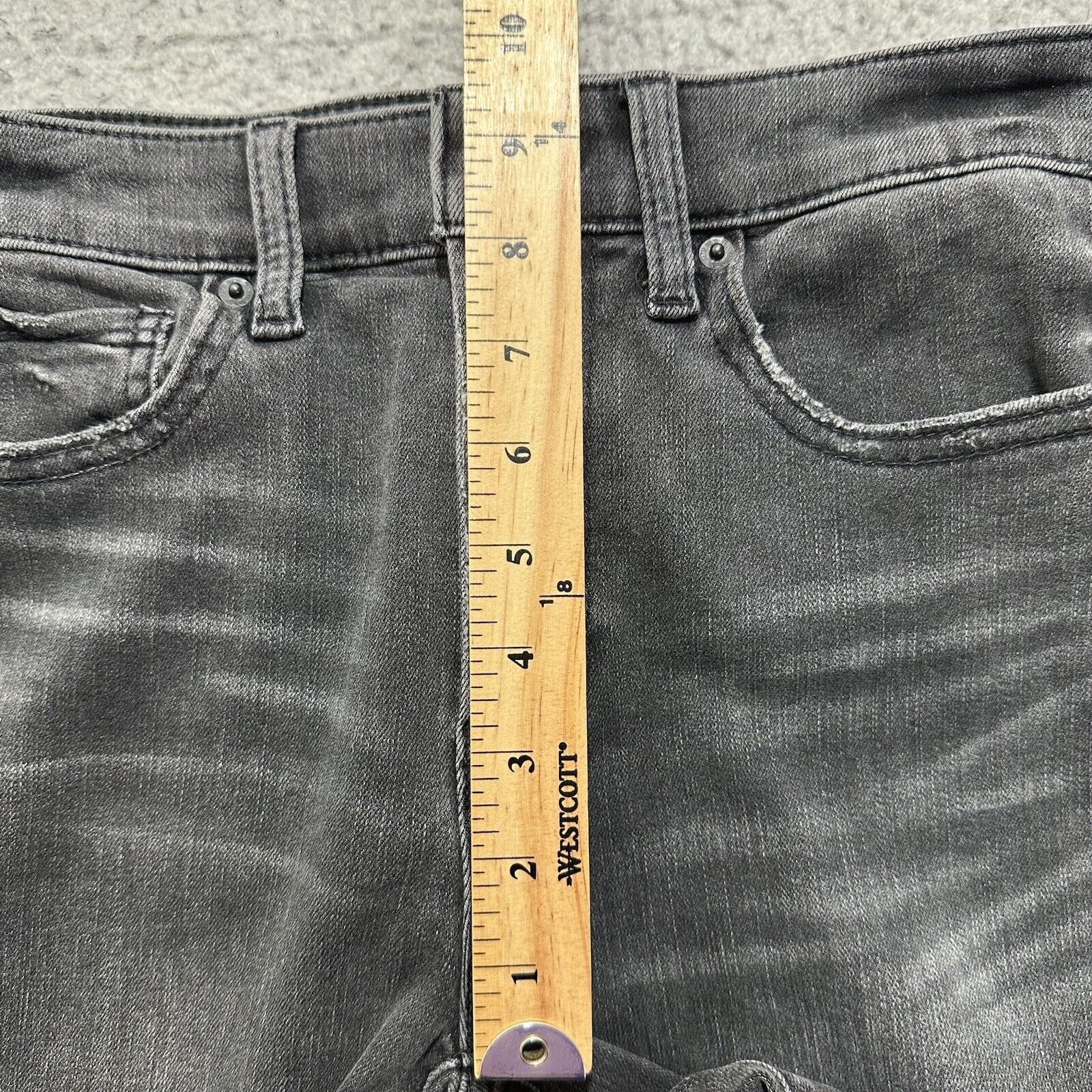 Other Talbots 2 High Rise Straight Crop Jeans Gray Denim Stretch Size 26" / US 2 / IT 38 - 11 Thumbnail