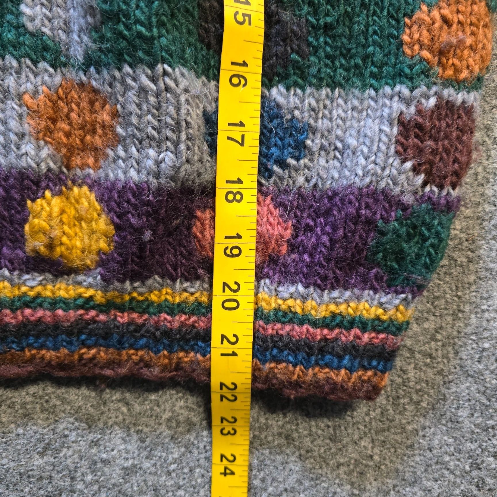 Vintage VINTAGE Romney Designs Sweater Cardigan Women Size S Pink Handspun Wool Nepal Heavyweight Geometric Knit Long Sleeve Round Neck Casual Size S / US 4 / IT 40 - 5 Thumbnail