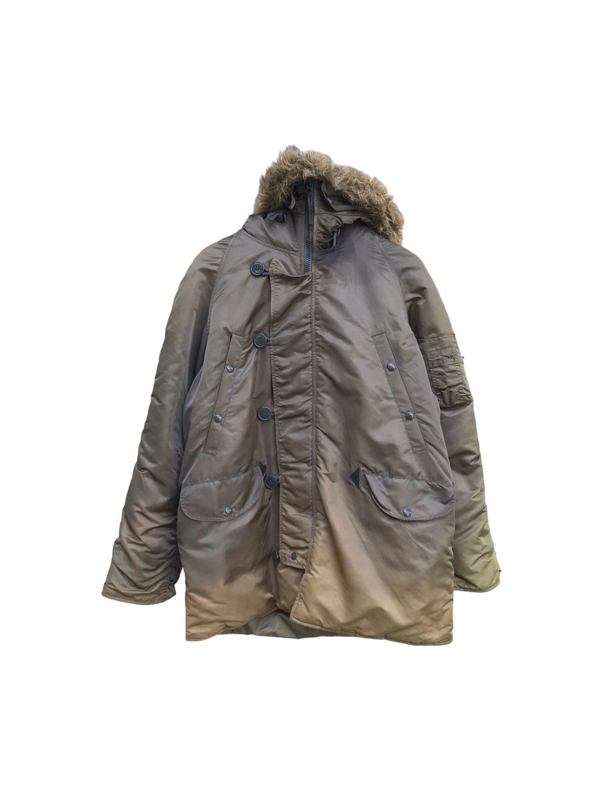 VINTAGE ALPHA INDUSTRIES WINTER SESSION SYN FADED JACKET