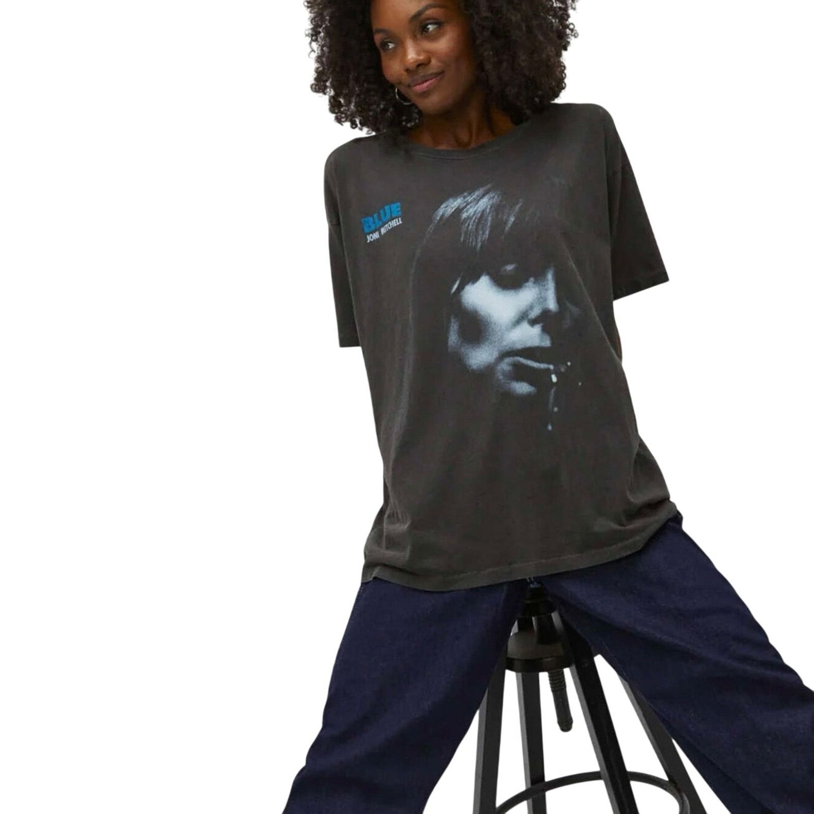 Daydreamer DAYDREAMER Joni Mitchell Blue Merch Tee Size M New with Tag Size M / US 6-8 / IT 42-44 - 1 Thumbnail