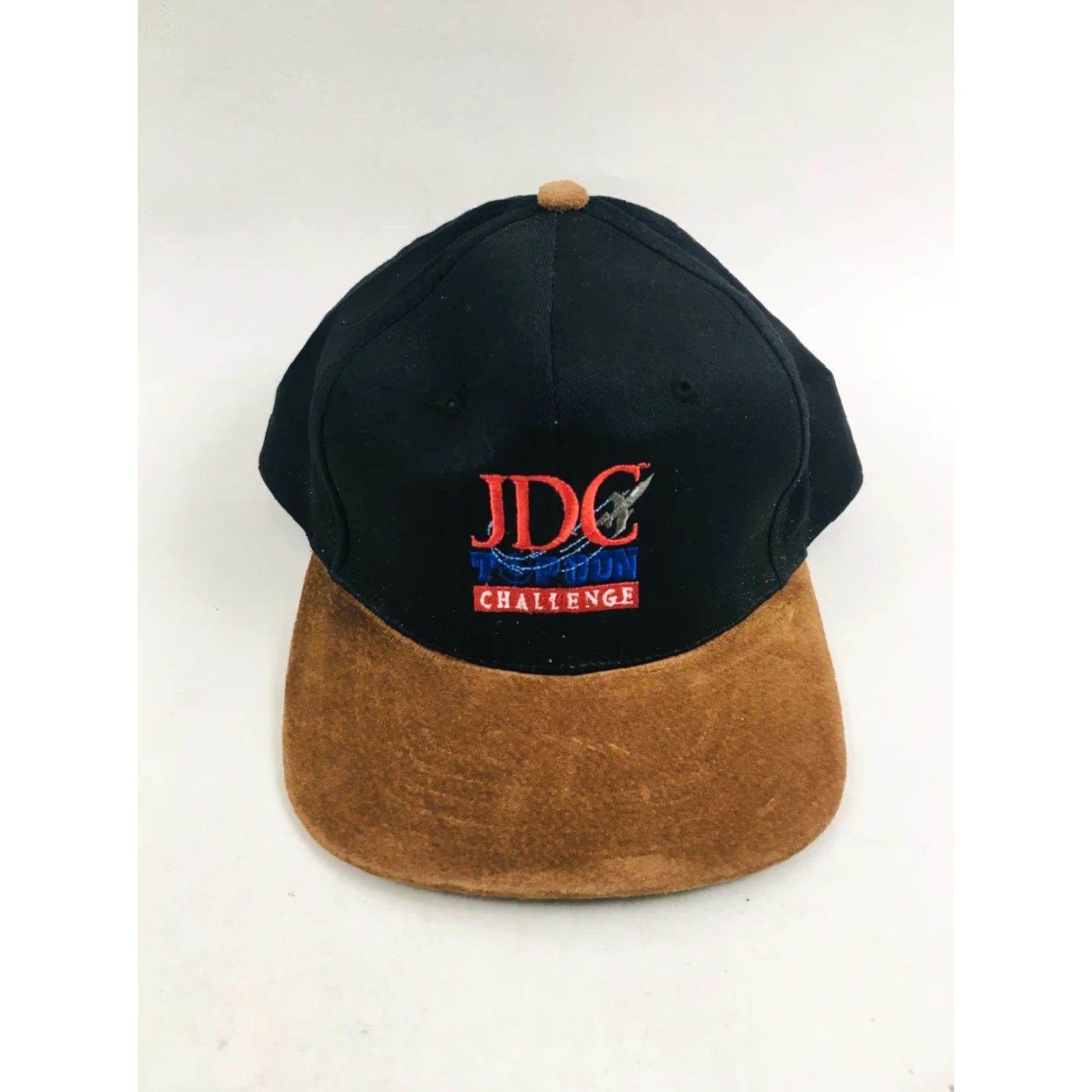 Vintage VINTAGE KC Cap One Size Black Adjustable Embroidered JDC Challenge Metal Buckle Men Baseball Cap Size ONE SIZE - 2 Thumbnail