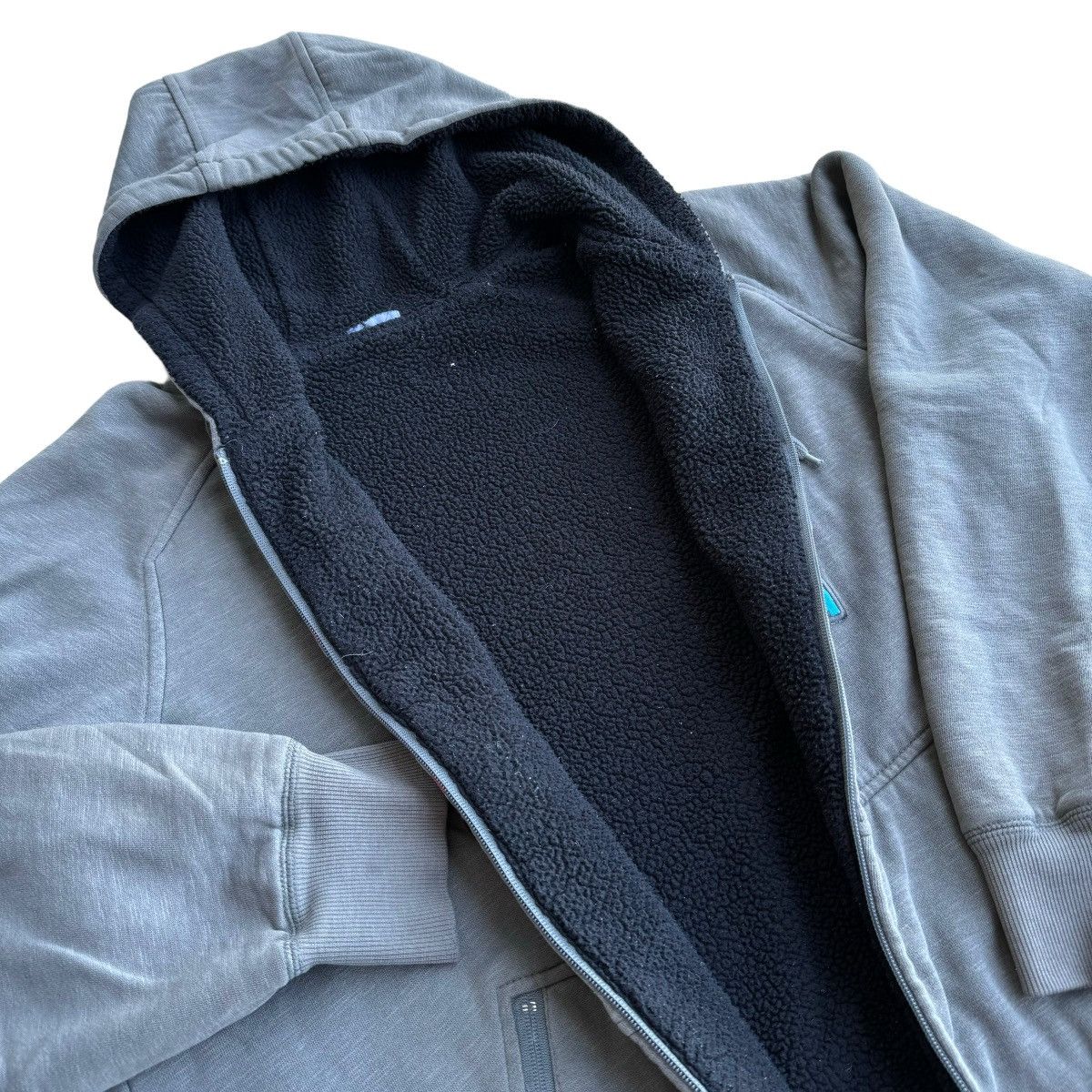 DC × Southpole × Vintage DC SKATEBOARDS Y2K SHERPA LINED VINTAGE ZIPPED FLEECE HOODIE Size US L / EU 52-54 / 3 - 3 Thumbnail
