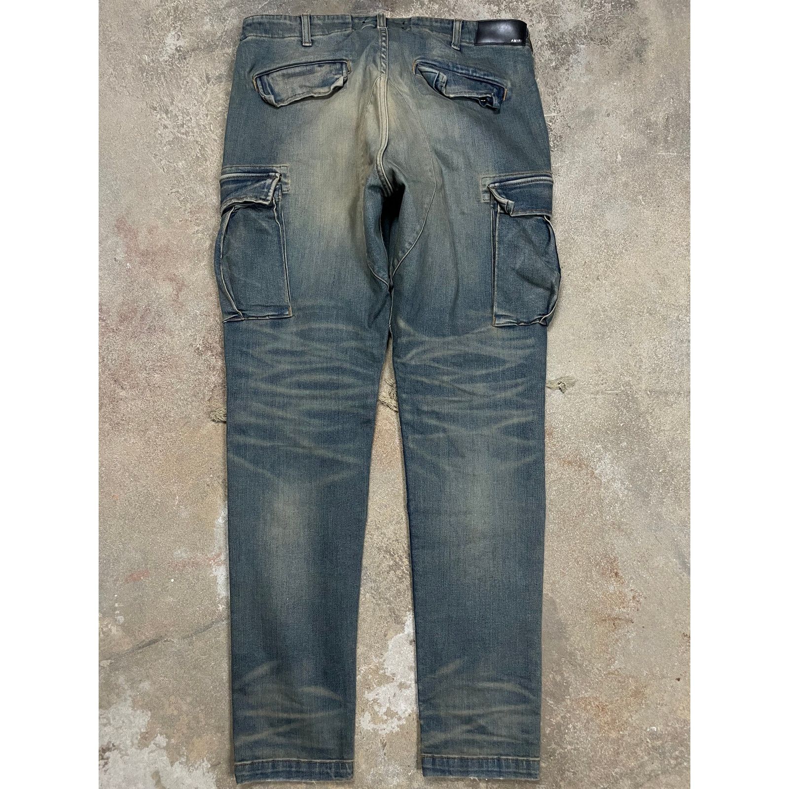 Amiri Amiri Cargos Vintage Wash Black Patch Used 34 Size US 34 / EU 50 - 2 Thumbnail